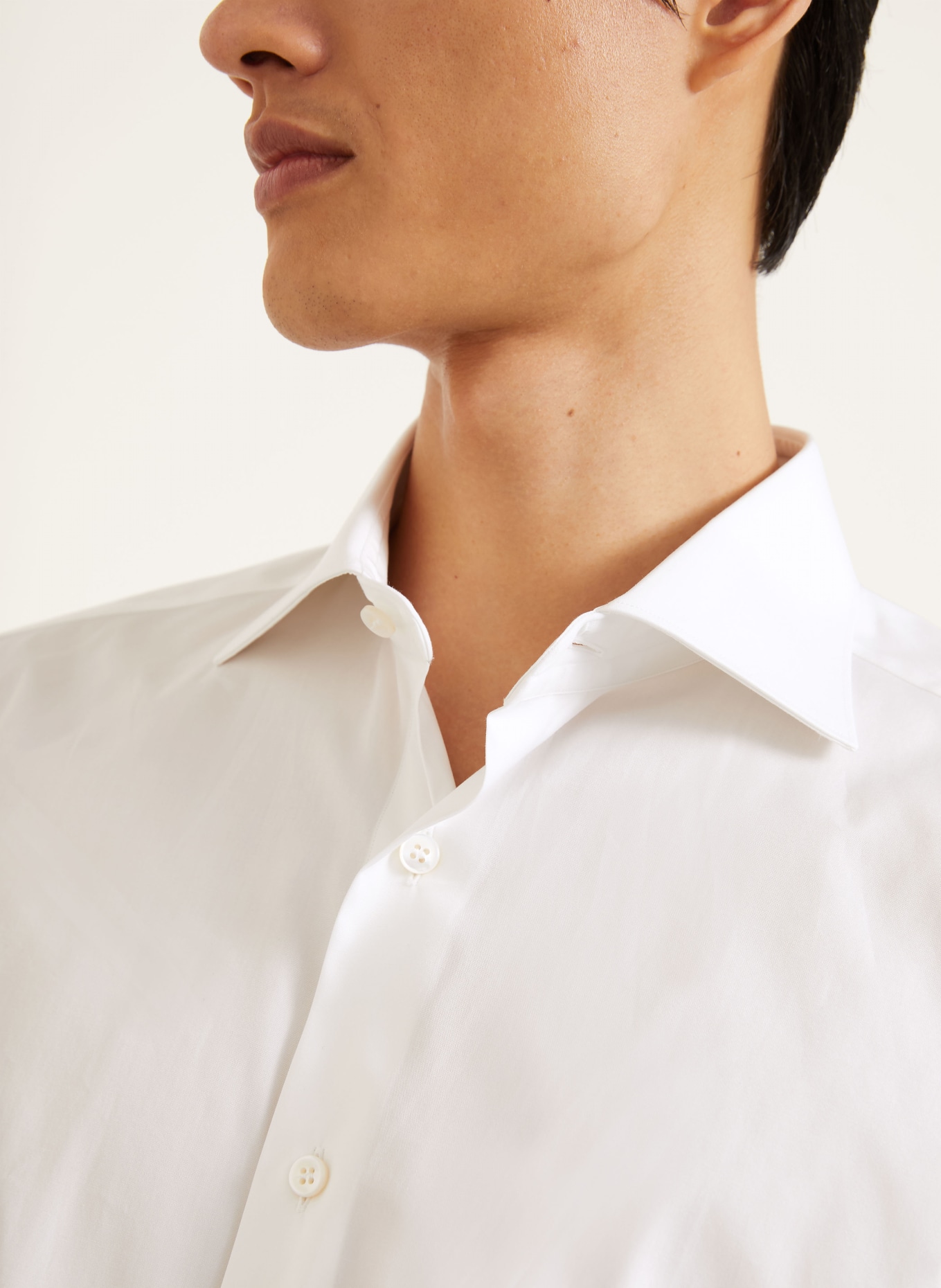 Brioni Overhemd Comfort Fit: WIT