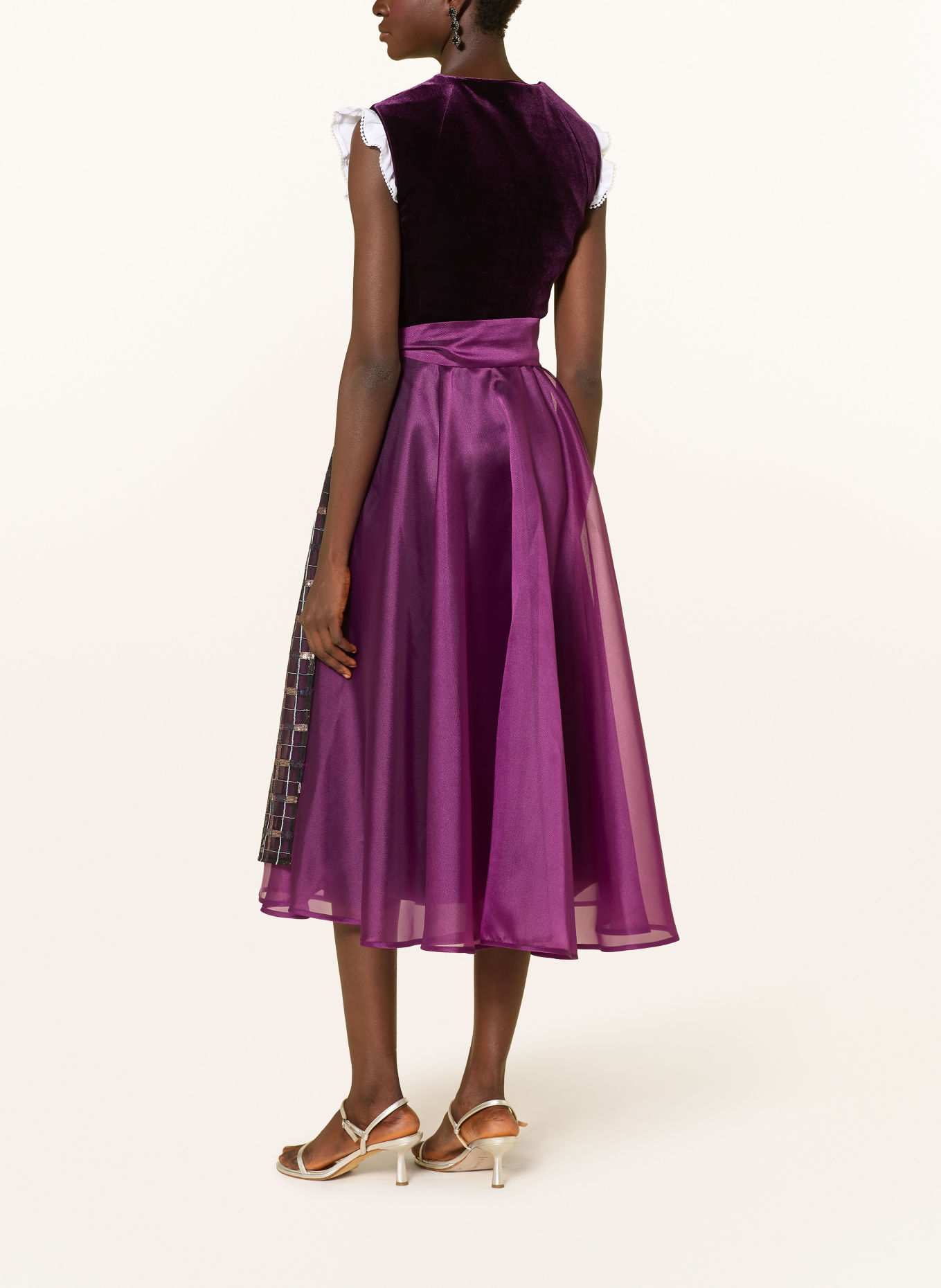 TALBOT RUNHOF Dirndl mit Samt und Pailletten: 870 Lila
