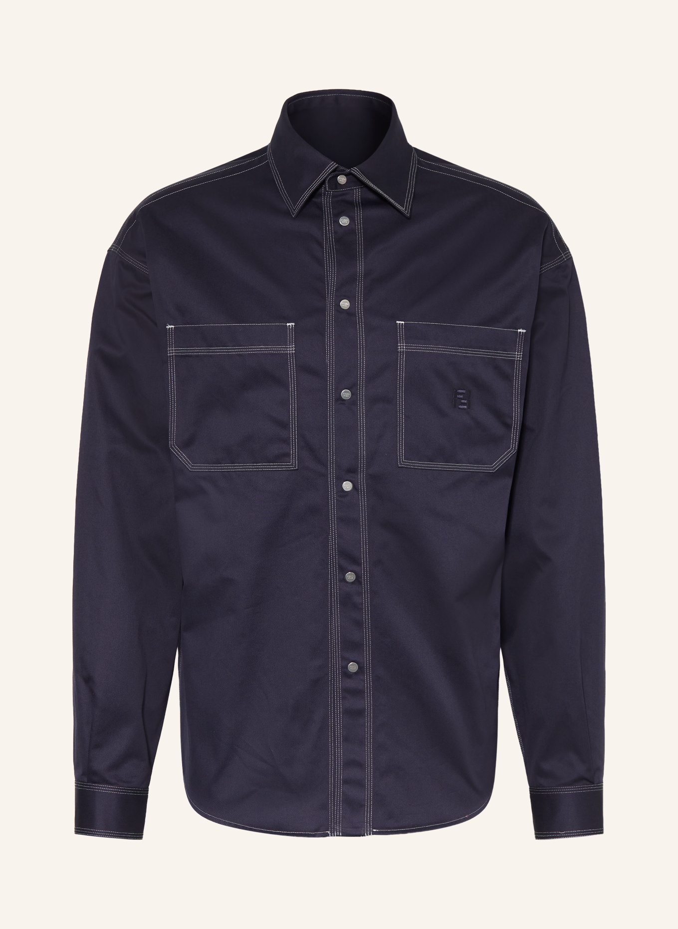 FENDI Overhemd Comfort Fit: DONKERBLAUW