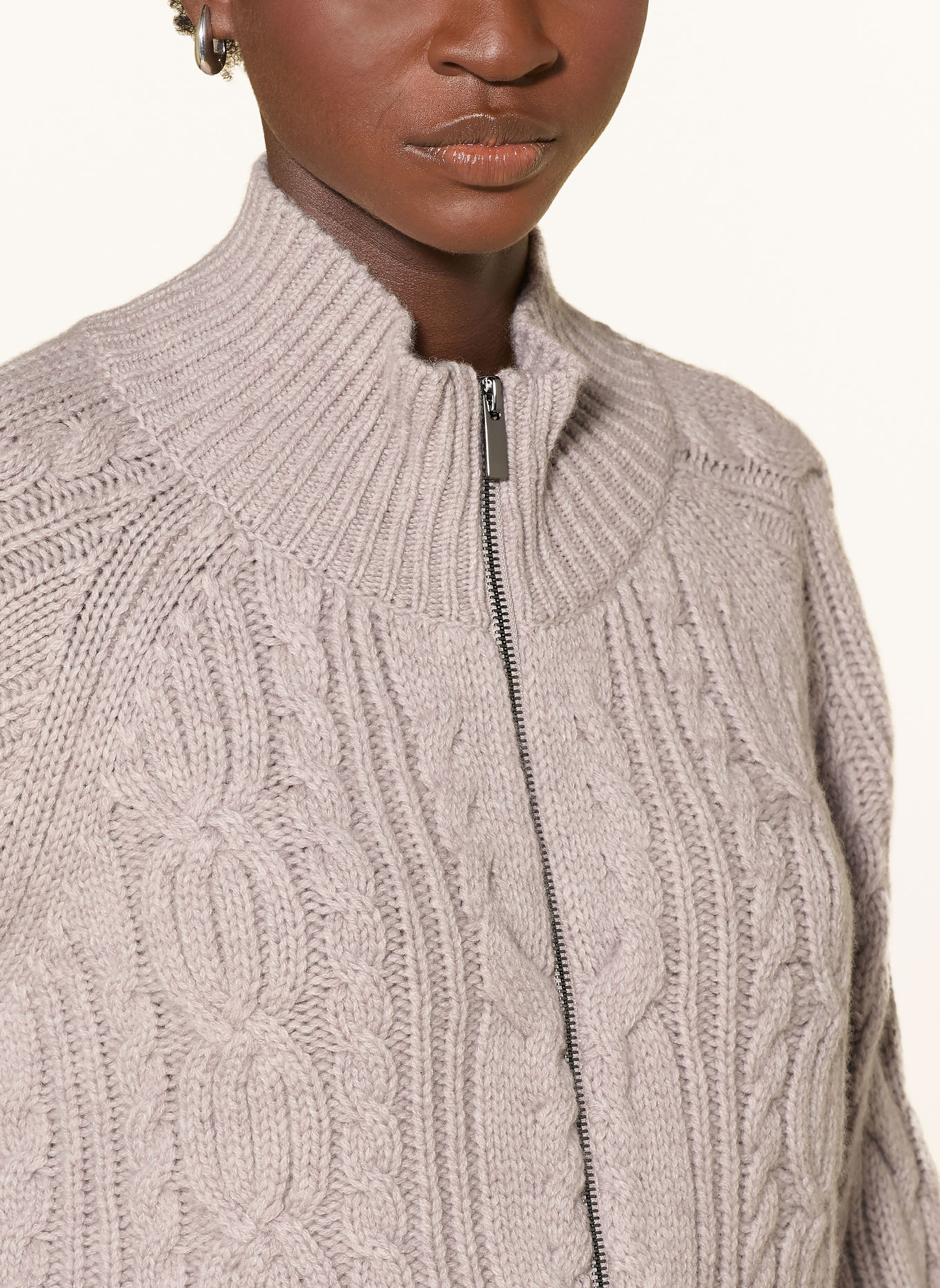 darling harbour Gilet: light taupe melange