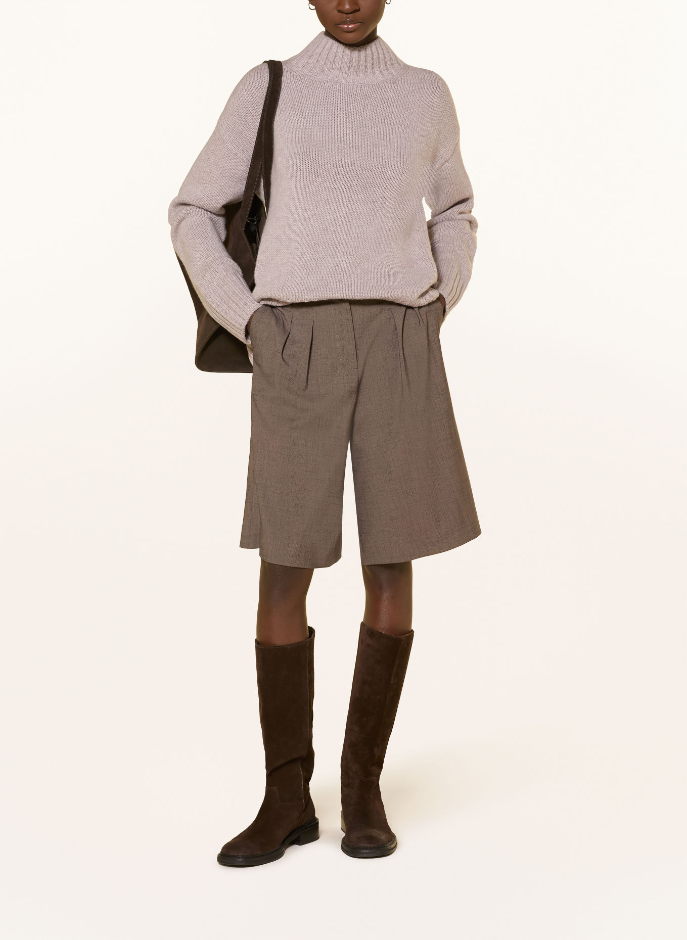 darling harbour Trui: light taupe melange