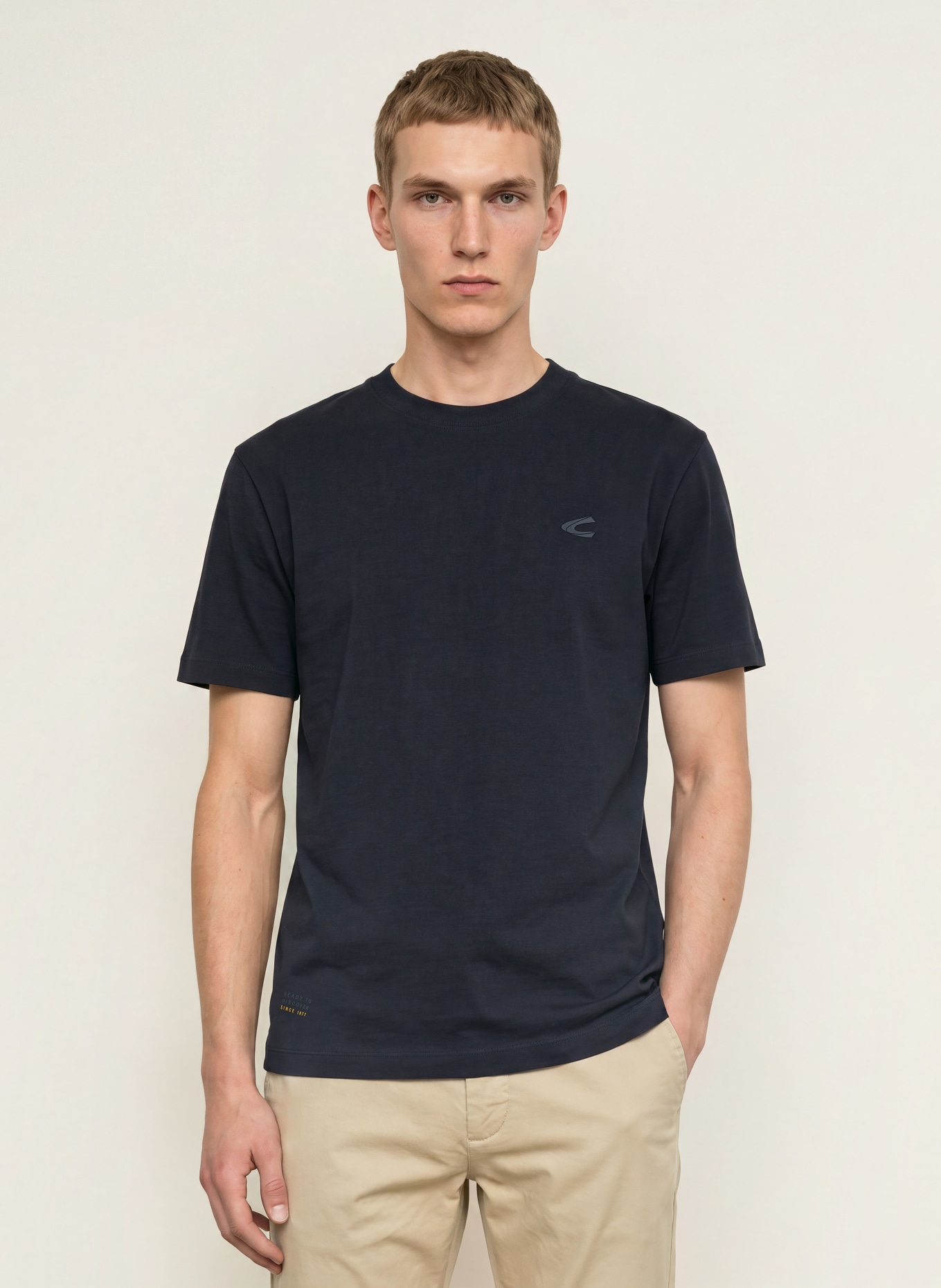 camel active T-shirt: BLEU FONCÉ