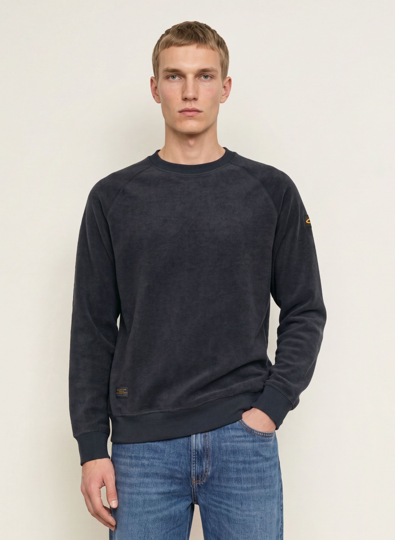 camel active Sweatshirt: DONKERBLAUW