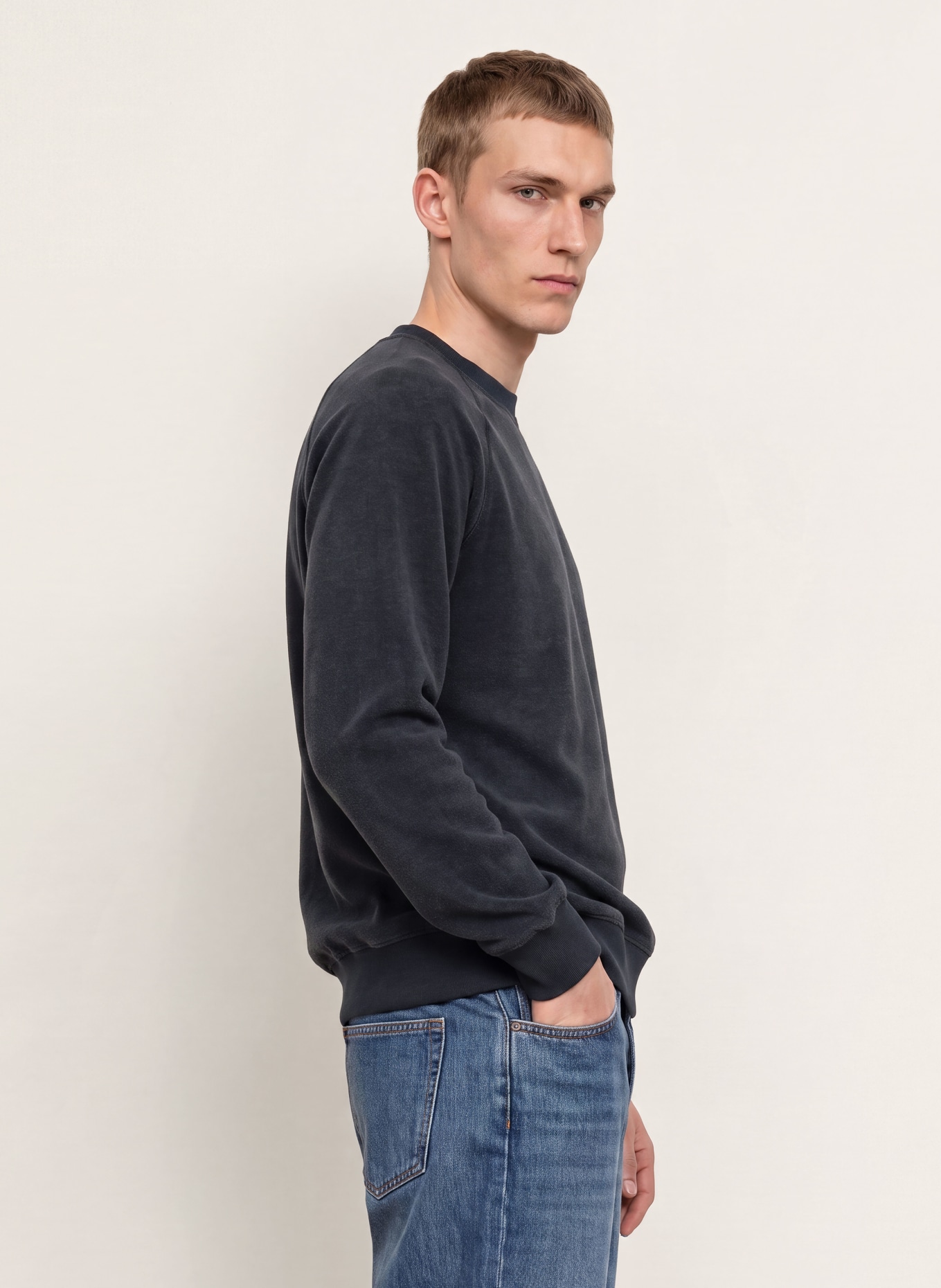 camel active Sweatshirt: DONKERBLAUW