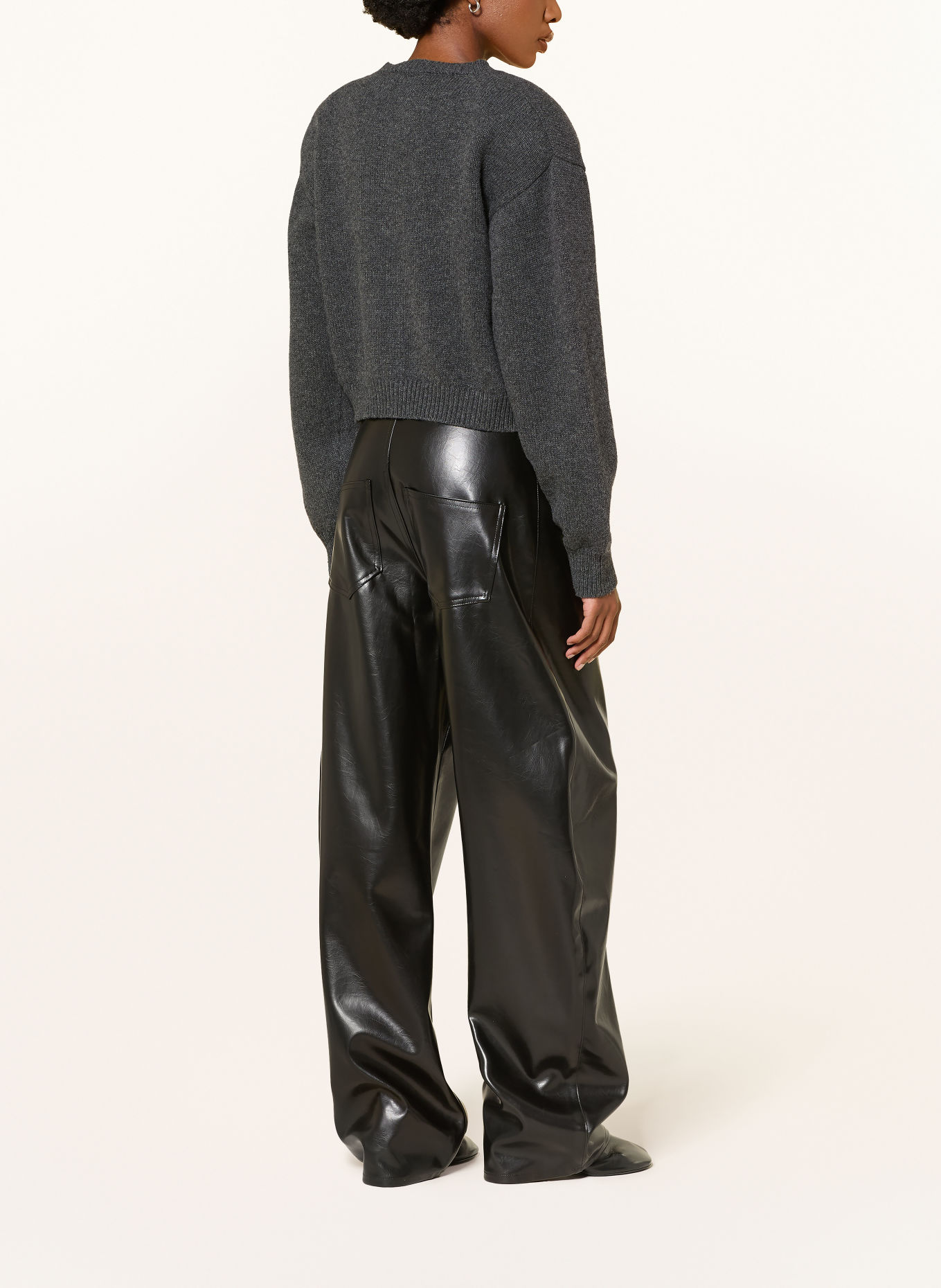 RHÚNE Strickjacke LUNE: DUNKELGRAU