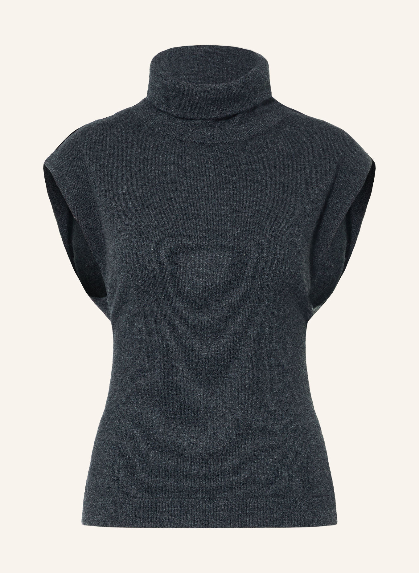 RHÚNE Cashmere-Pullunder FAE: DUNKELGRAU