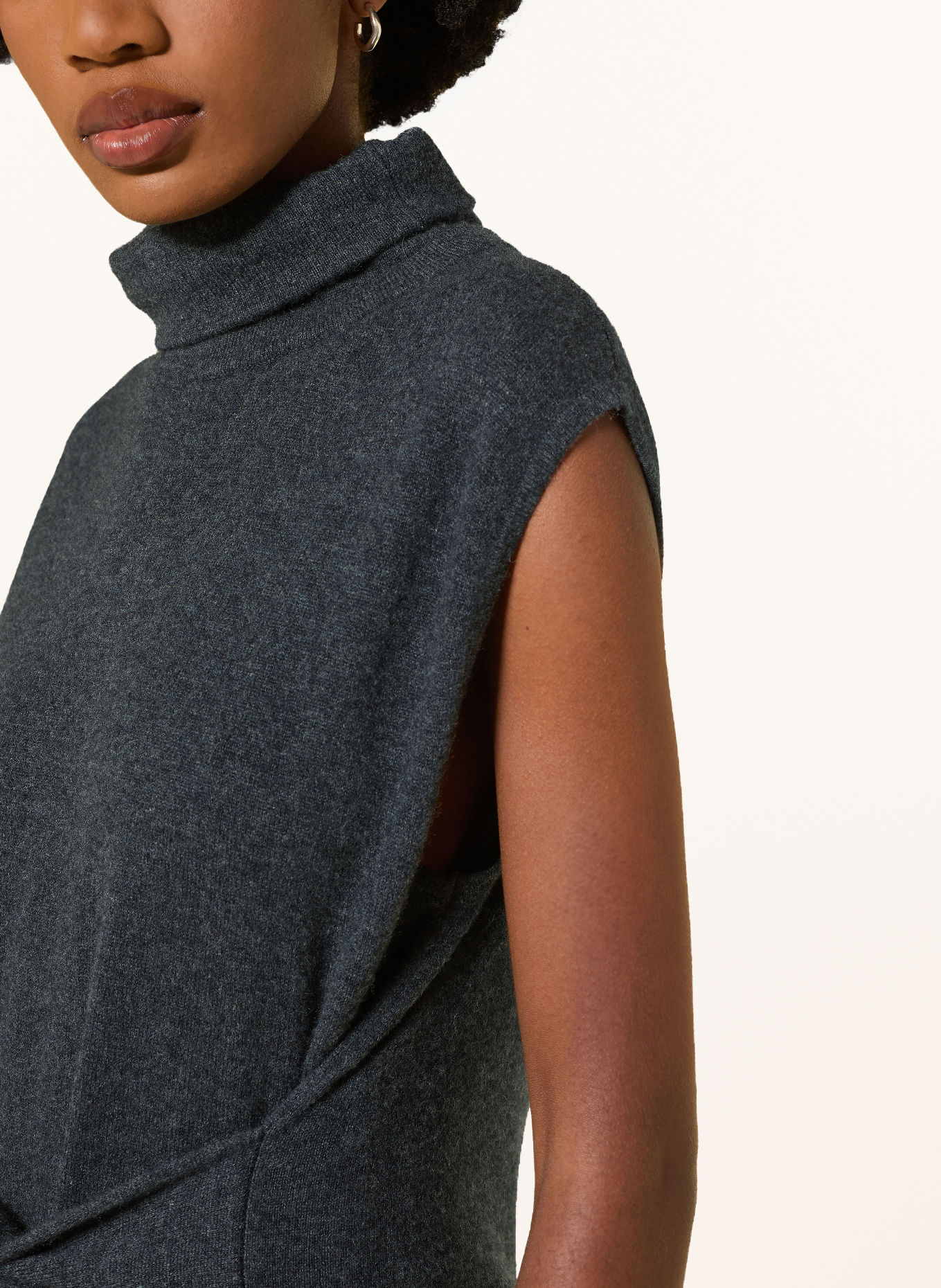 RHÚNE Cashmere-Pullunder FAE: DUNKELGRAU