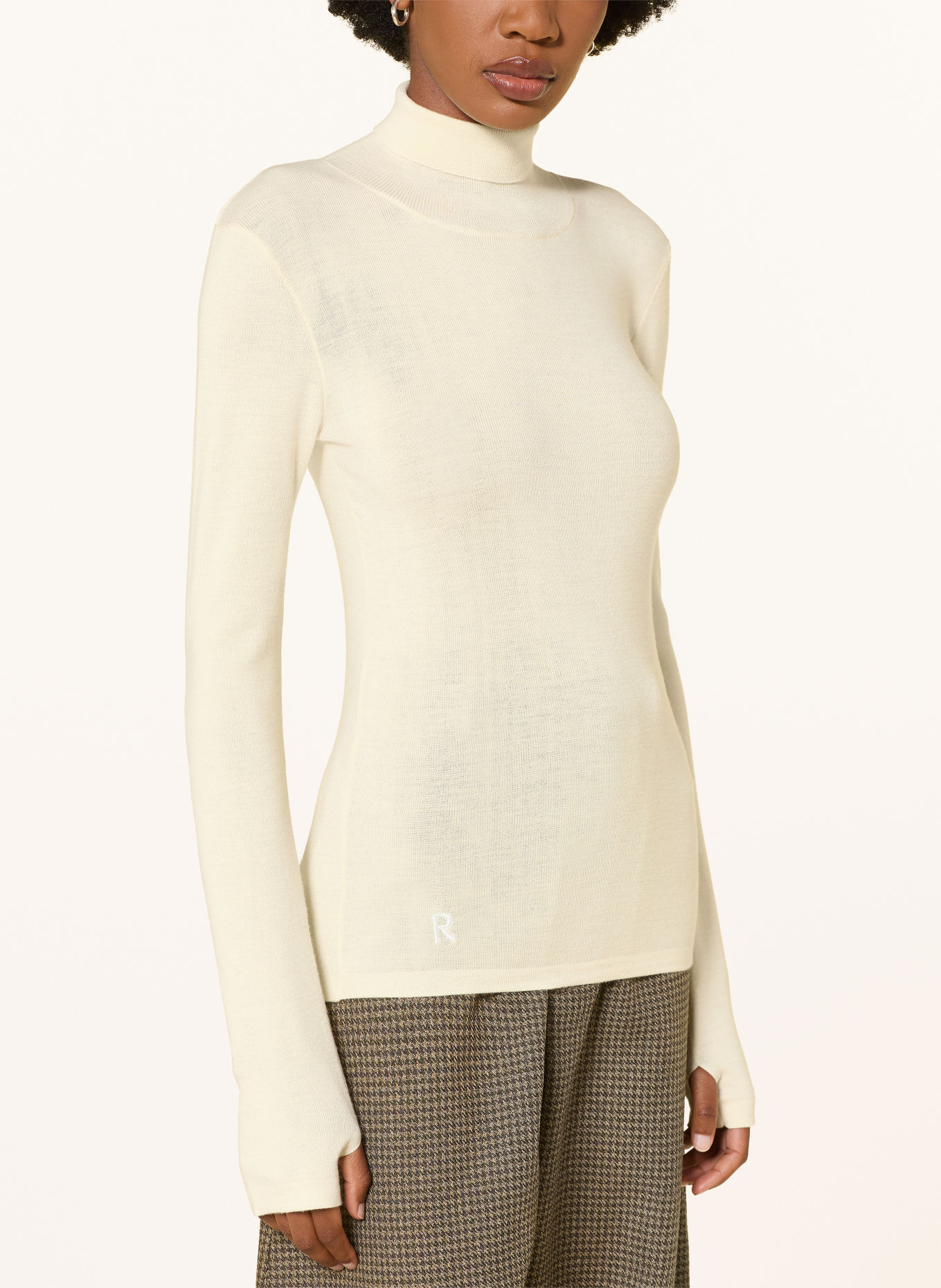 RHÚNE Rollkragenpullover CAEL: ECRU