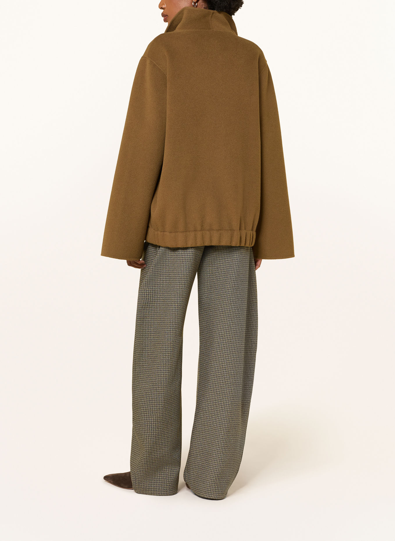 RHÚNE Pantalon GRACE: MARRON / MARRON CLAIR