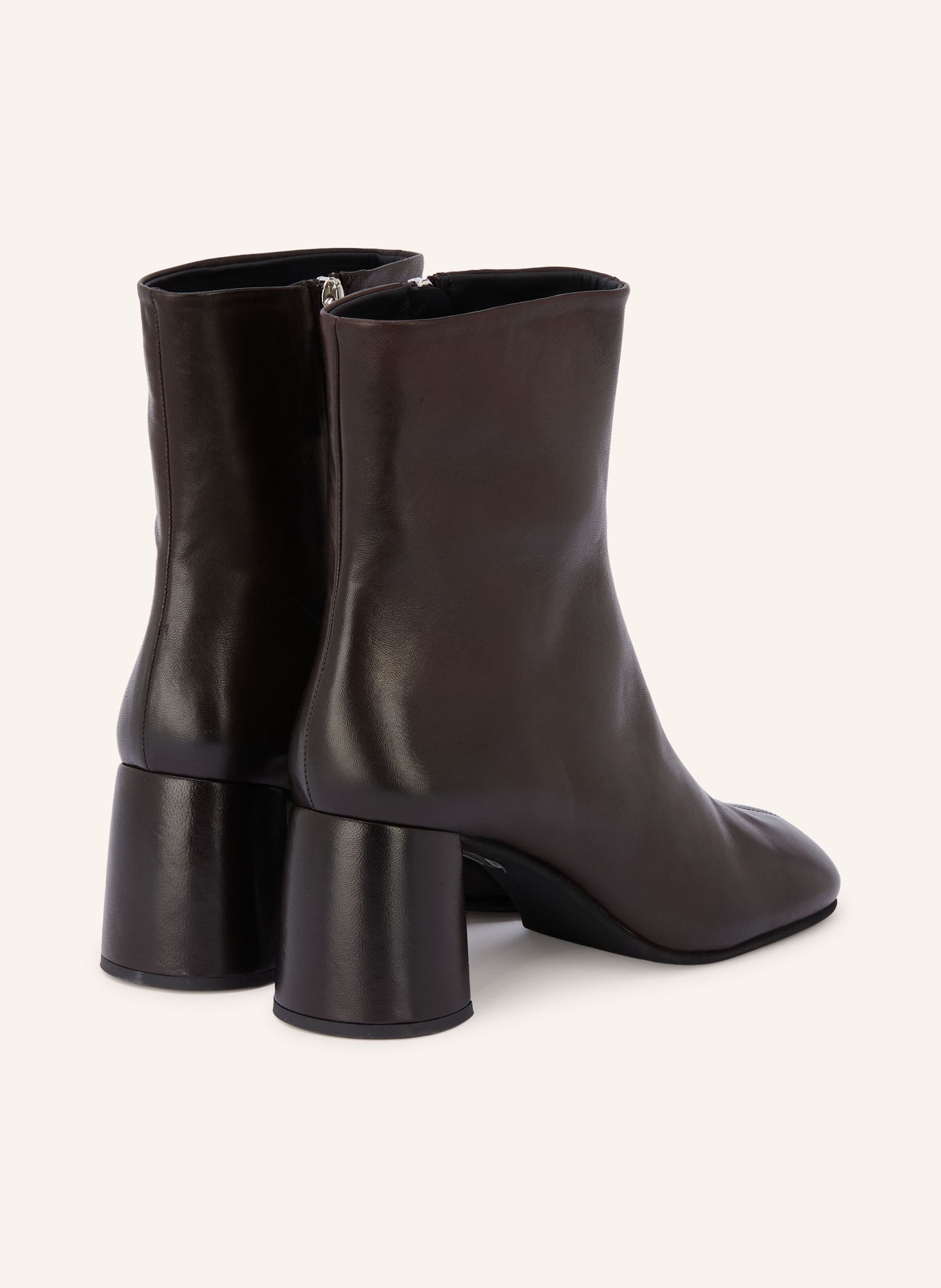 POEVE Bottines THEA: MARRON FONCÉ