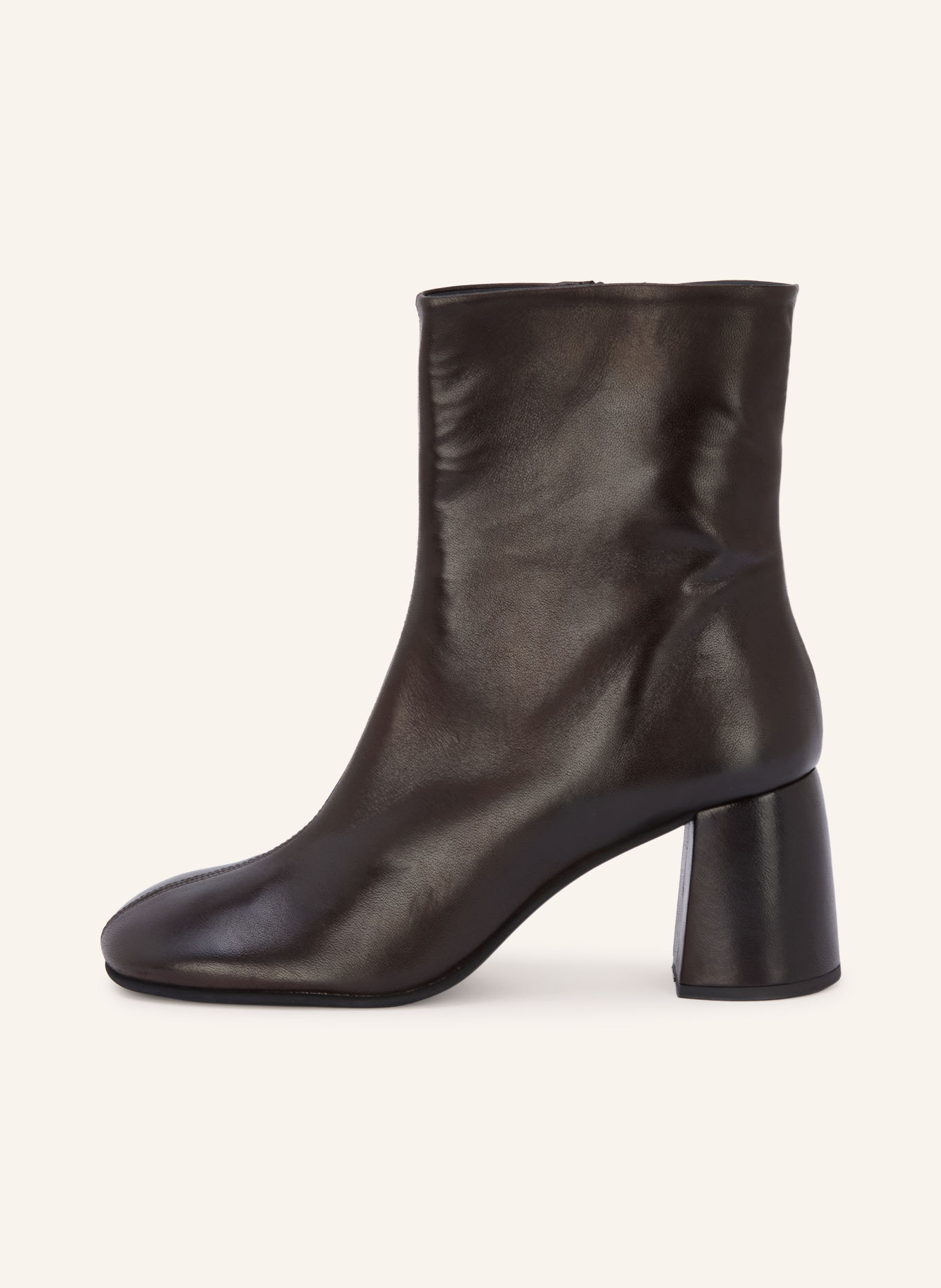 POEVE Bottines THEA: MARRON FONCÉ