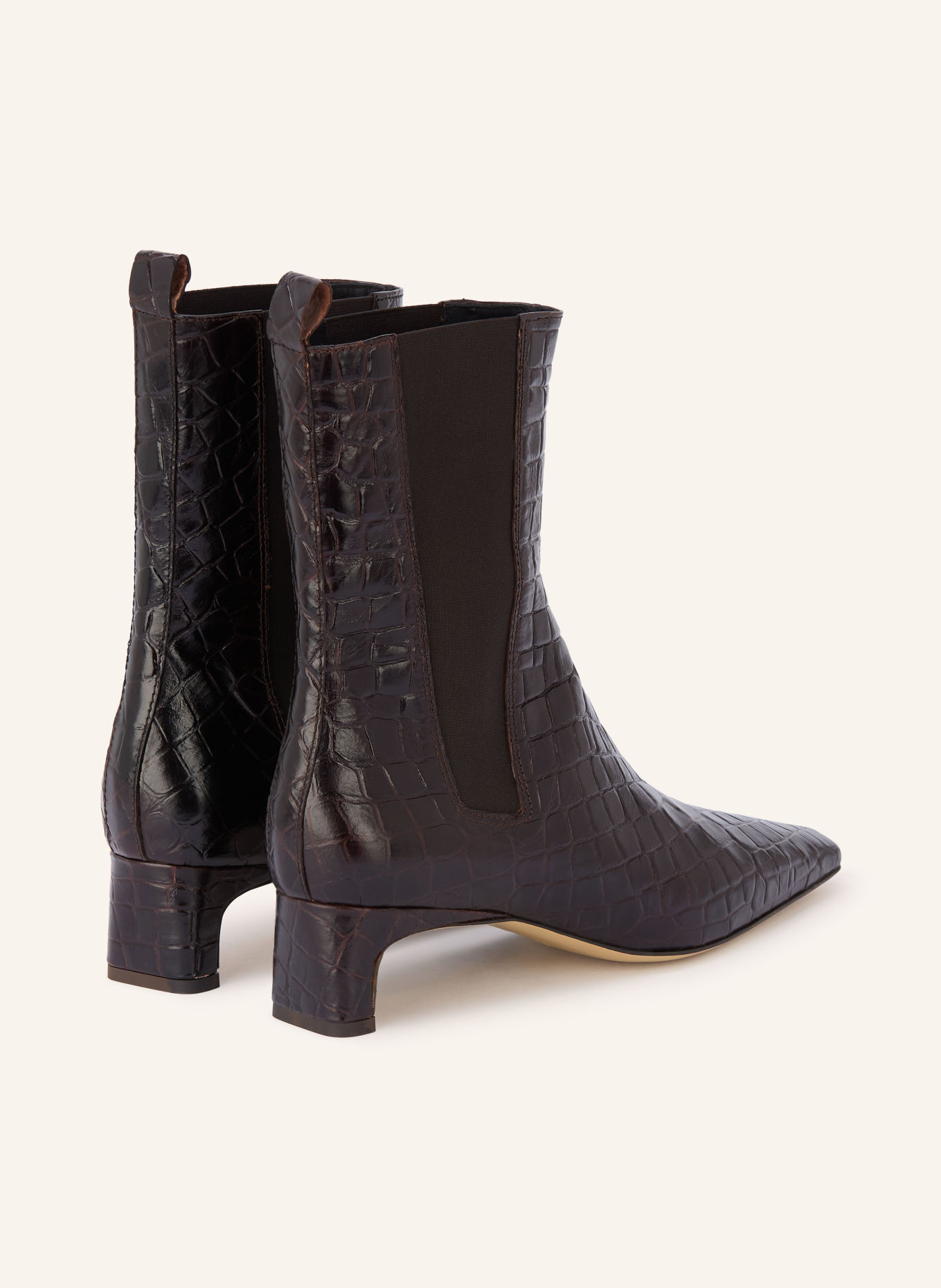 POEVE Bottines Chelsea SONIA: MARRON FONCÉ