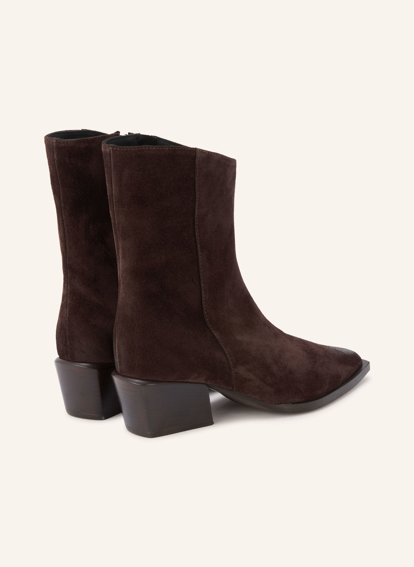 POEVE Bottines VAILE: MARRON FONCÉ