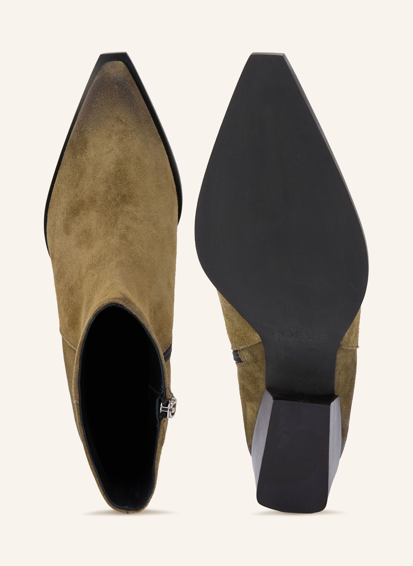 POEVE Bottines VAILE: OLIVE
