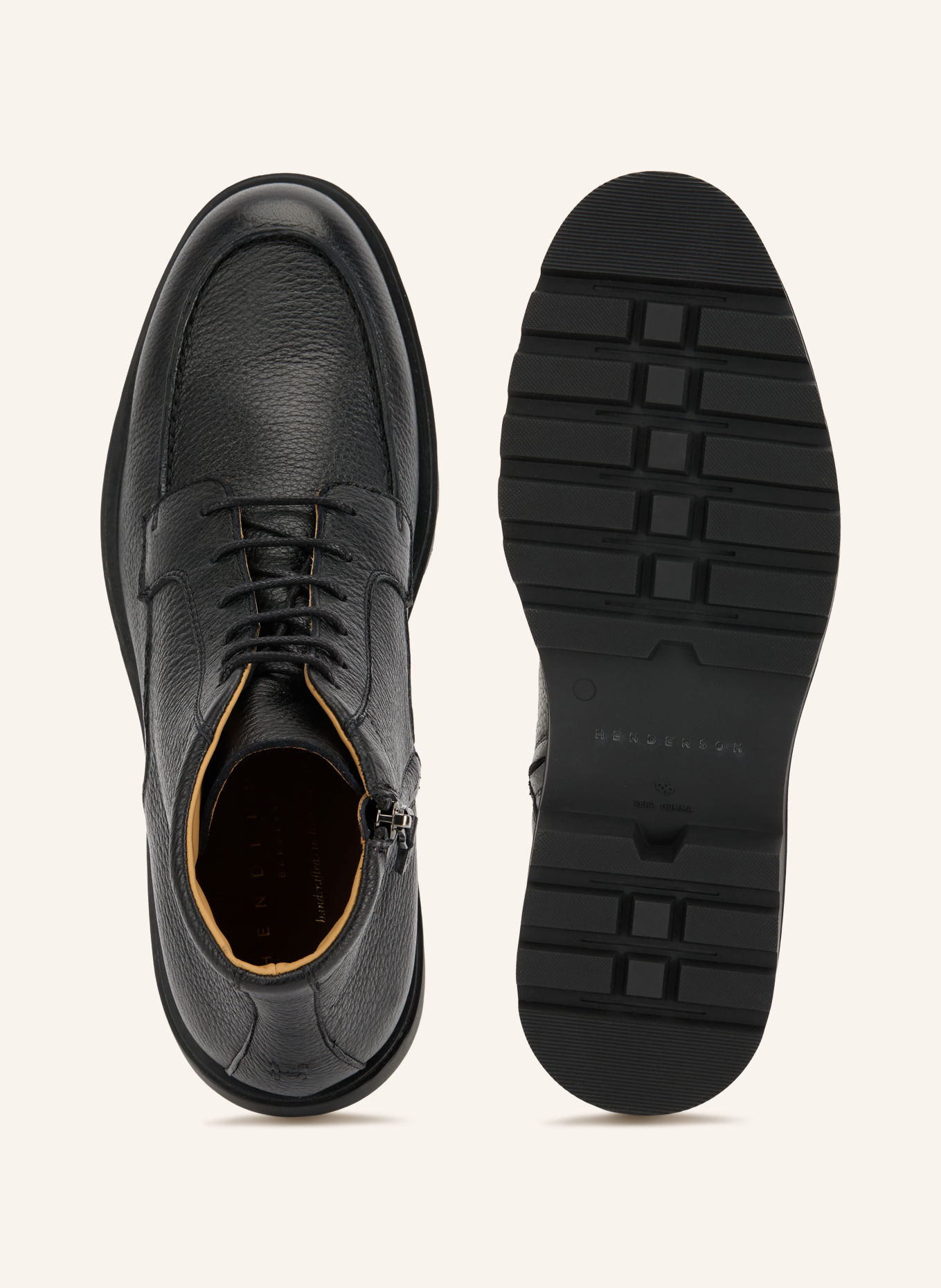 HENDERSON Schnürboots LENON: SCHWARZ