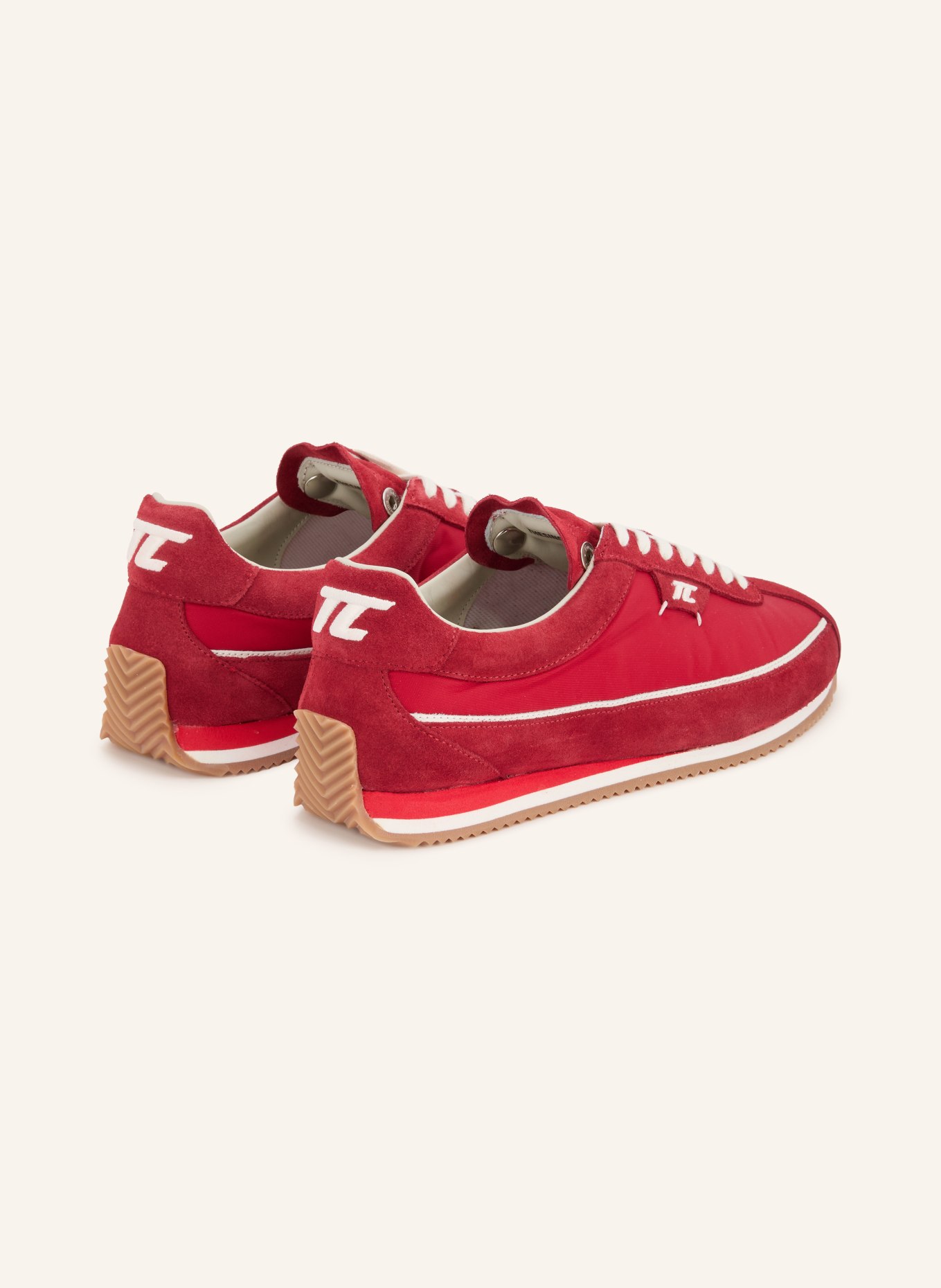 THESING Sneakersy SCHUMY: ČERVENÁ / BÍLÁ