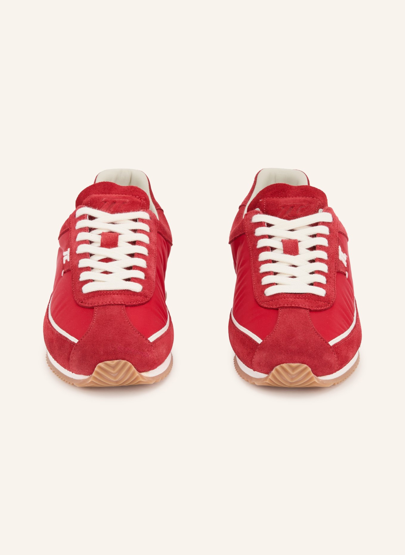 THESING Sneakersy SCHUMY: ČERVENÁ / BÍLÁ
