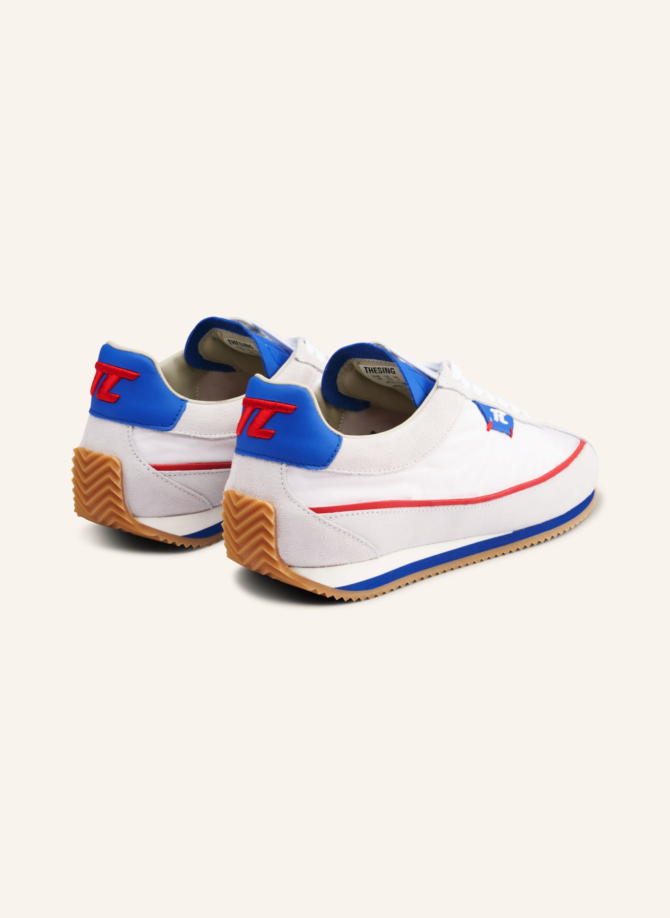 THESING Sneaker SCHUMY: WEISS / ROT / BLAU