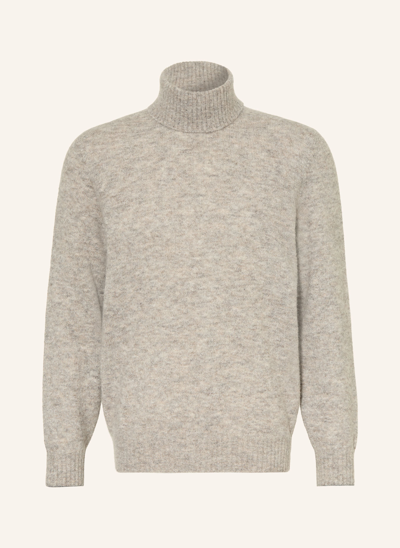 BRUNELLO CUCINELLI Pull à col roulé en alpaga: GRIS