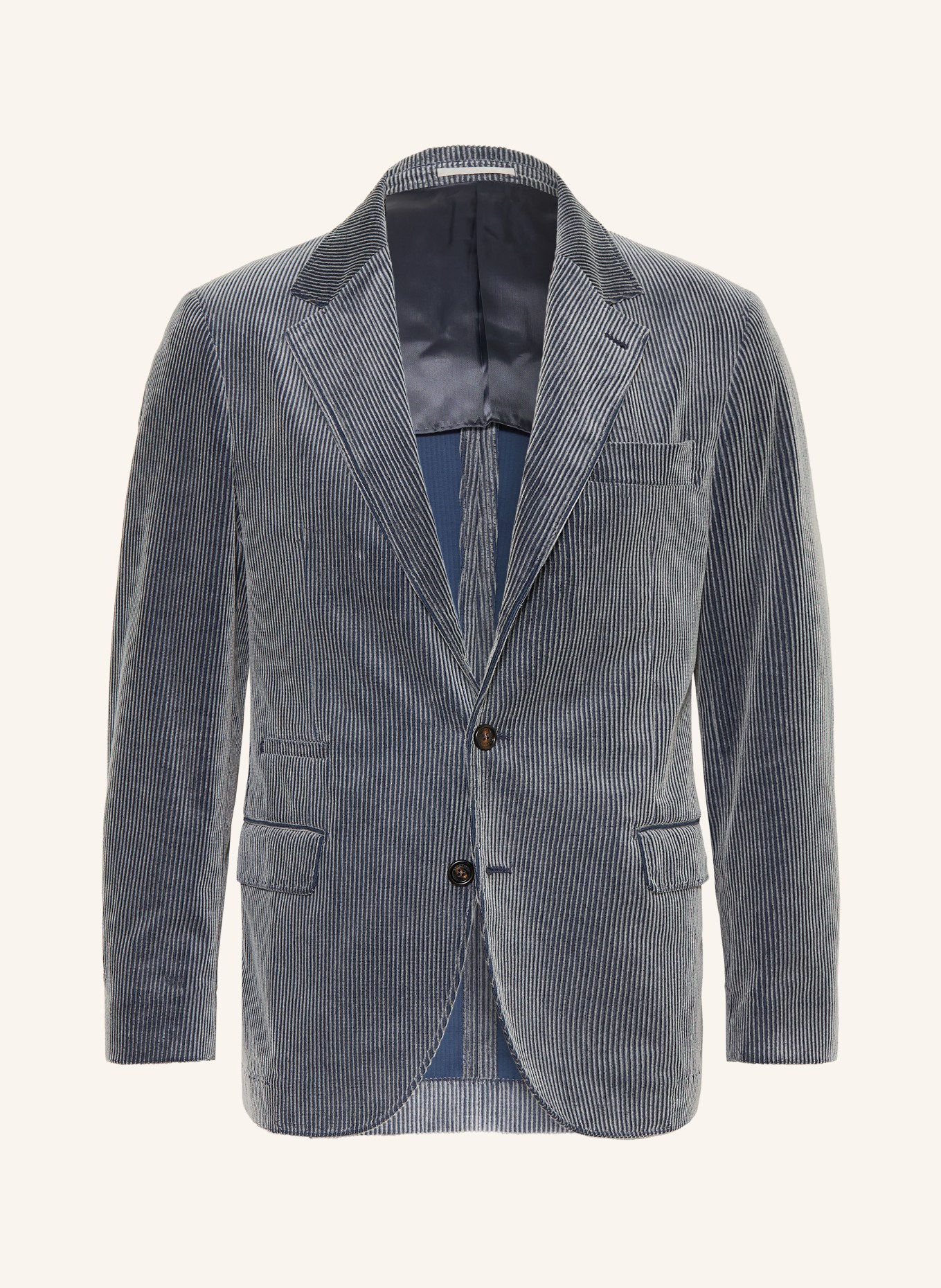 BRUNELLO CUCINELLI Cordsakko Slim Fit: BLAUGRAU
