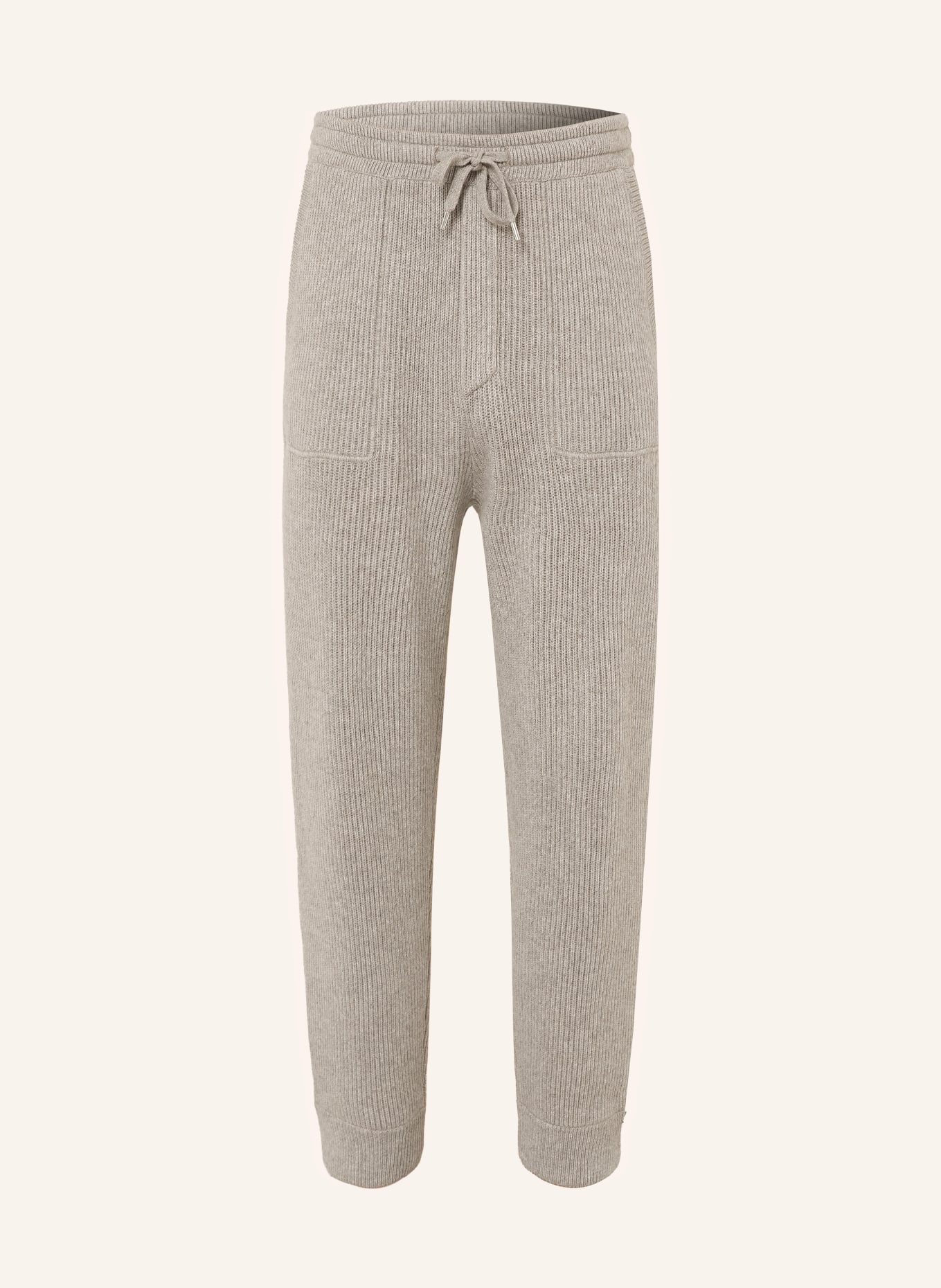 BRUNELLO CUCINELLI Strickhose aus Cashmere: GRAU