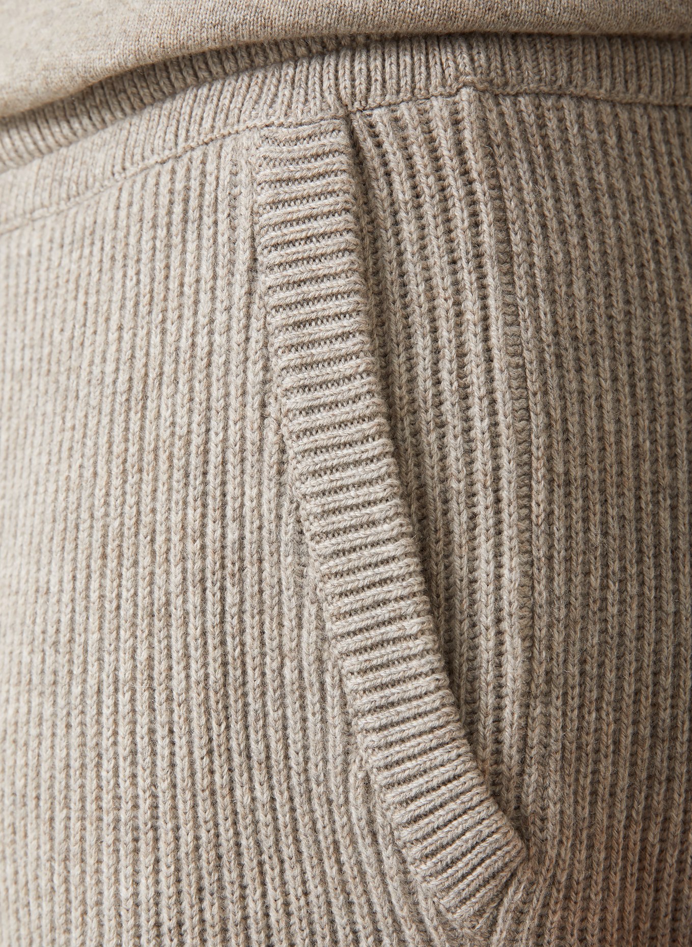 BRUNELLO CUCINELLI Strickhose aus Cashmere: GRAU
