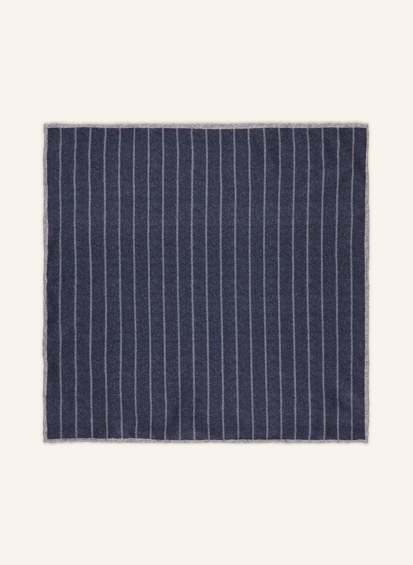 BRUNELLO CUCINELLI Pocket square: DARK BLUE / WHITE
