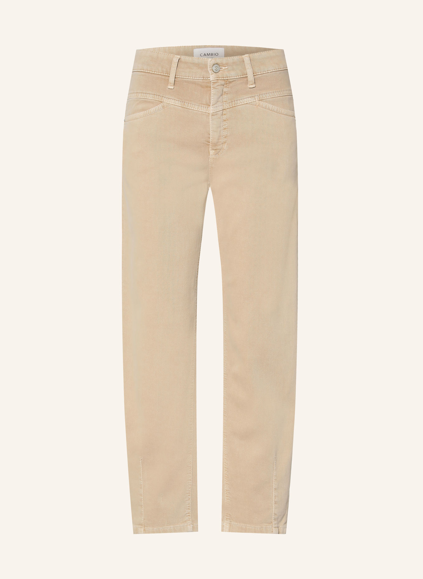 CAMBIO ELIN Barrel-leg jeans: 700 warm sand