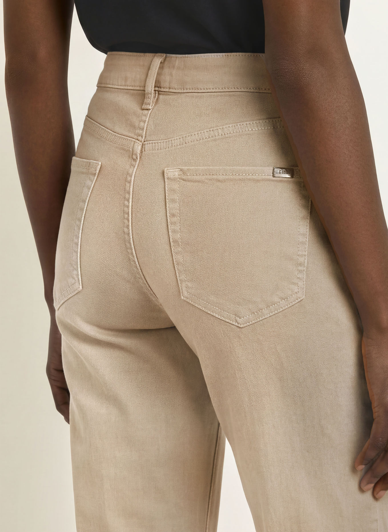 CAMBIO ELIN Barrel-leg jeans: 700 warm sand