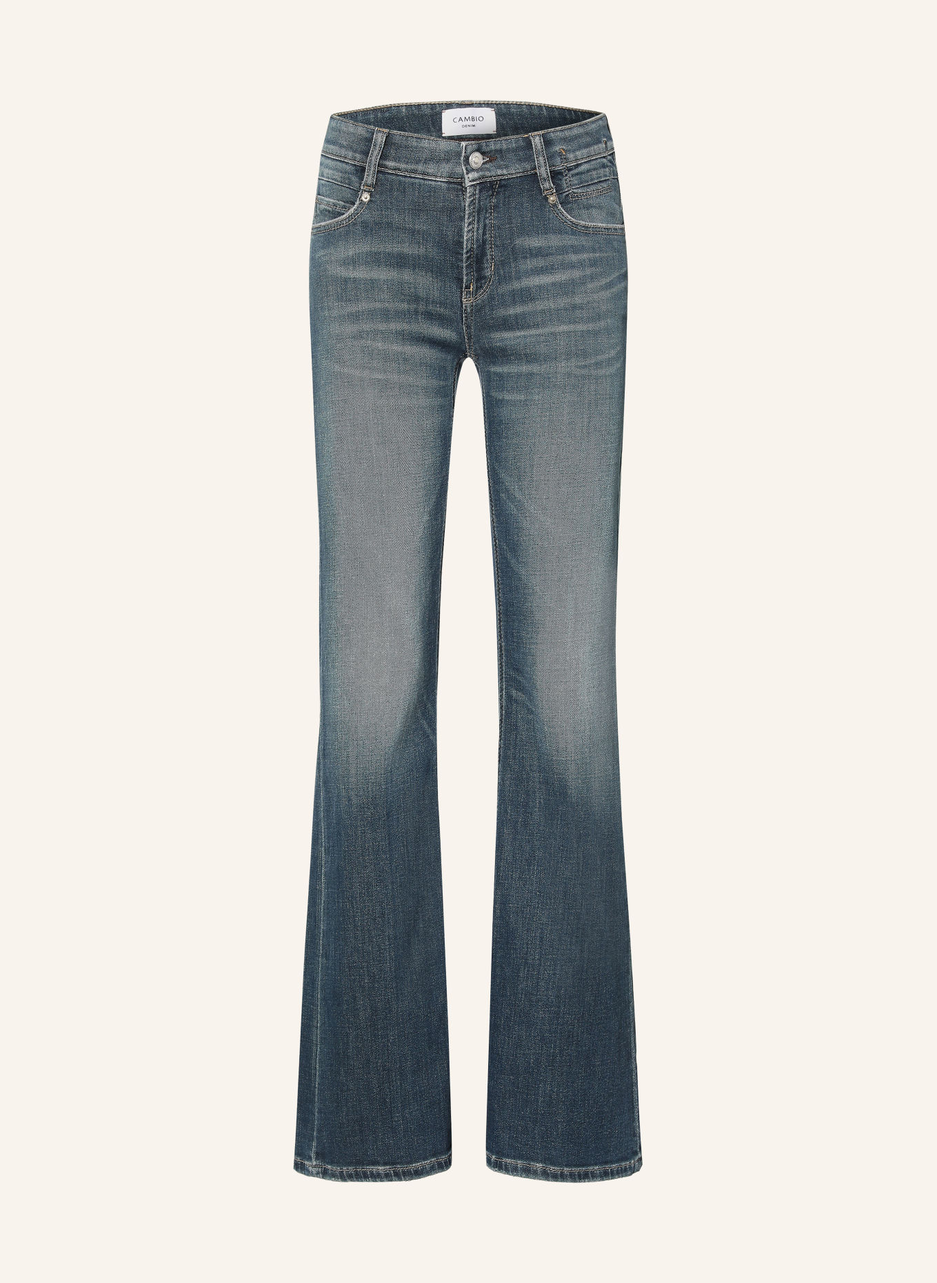 CAMBIO Bootcut jeans PARIS: 5157 greenish dark blue