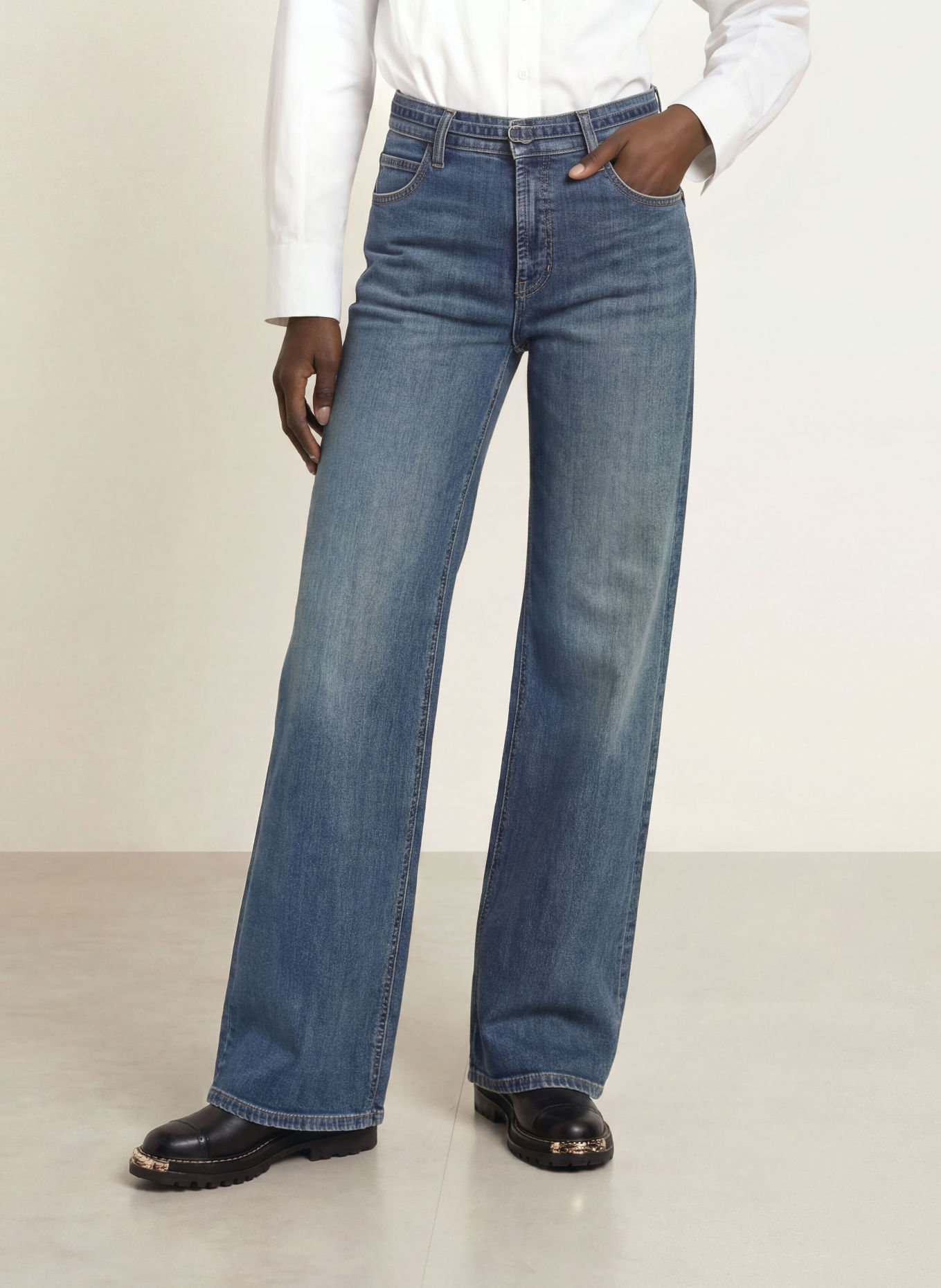 CAMBIO Flared jeans AIMEE: 5163 seventies mid used
