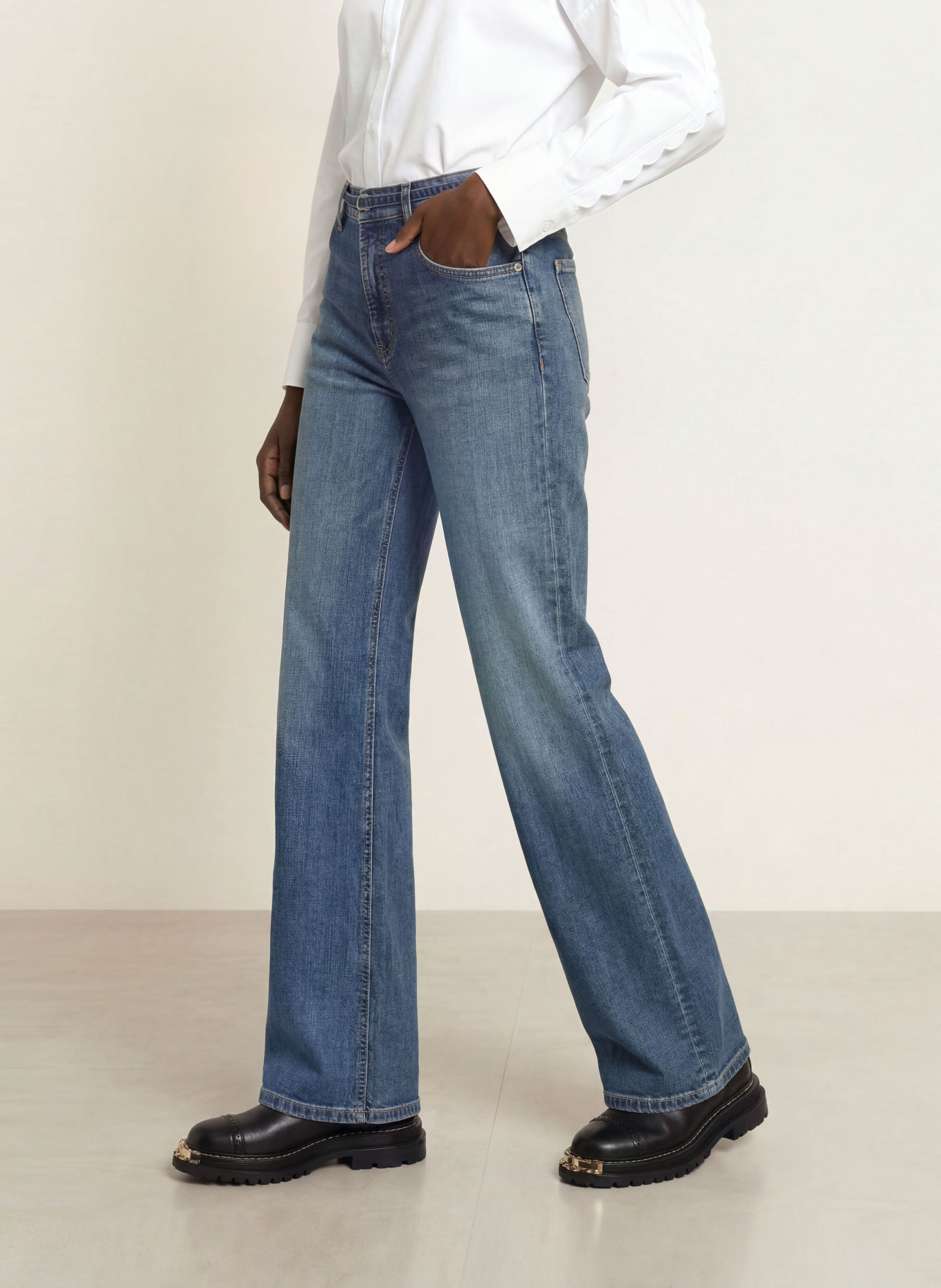 CAMBIO Flared jeans AIMEE: 5163 seventies mid used