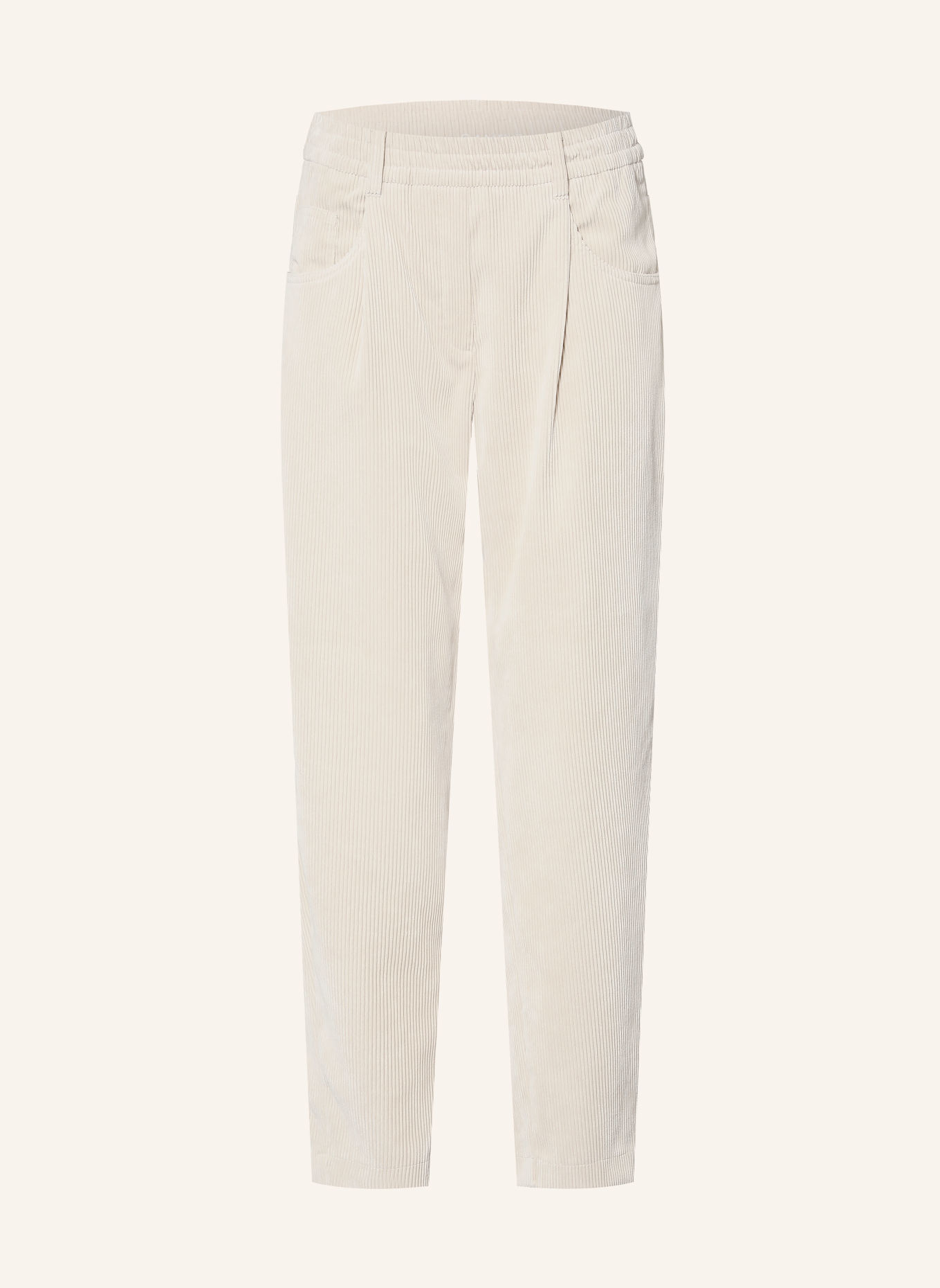 CAMBIO ORCHID 7/8-length trousers: CREAM