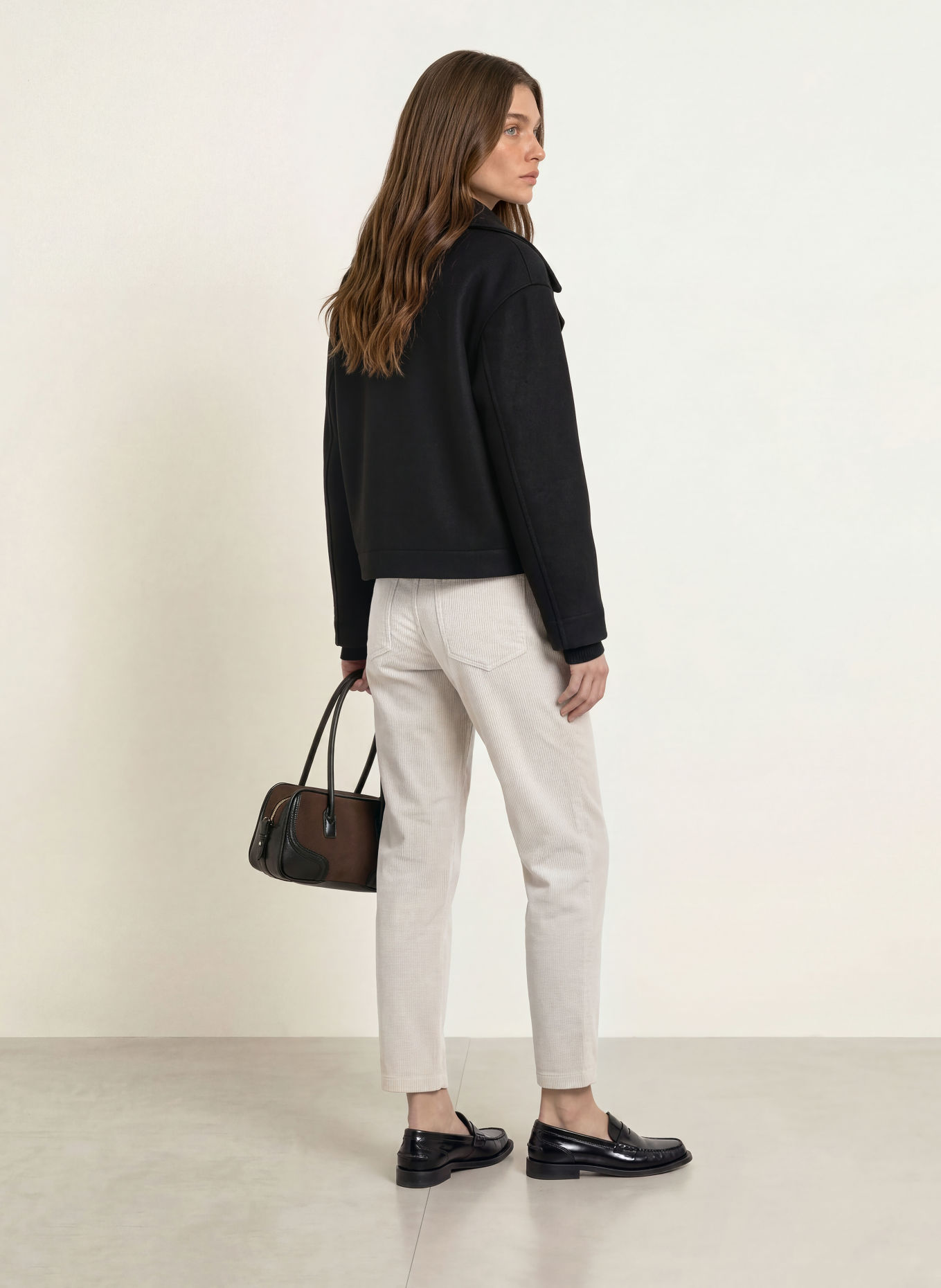CAMBIO ORCHID 7/8-length trousers: CREAM