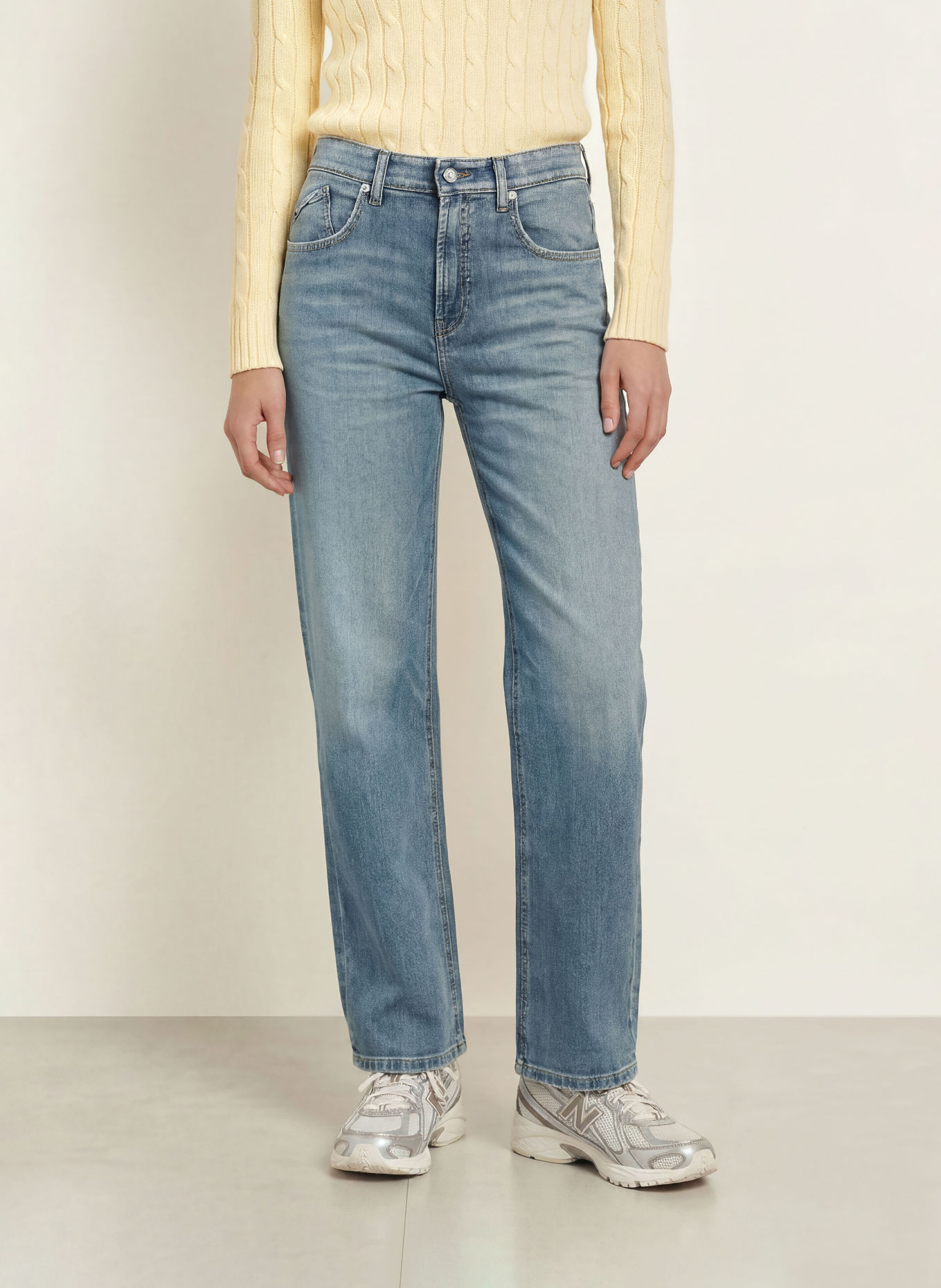 CAMBIO Boyfriend jeans: 5147 greenish light blue