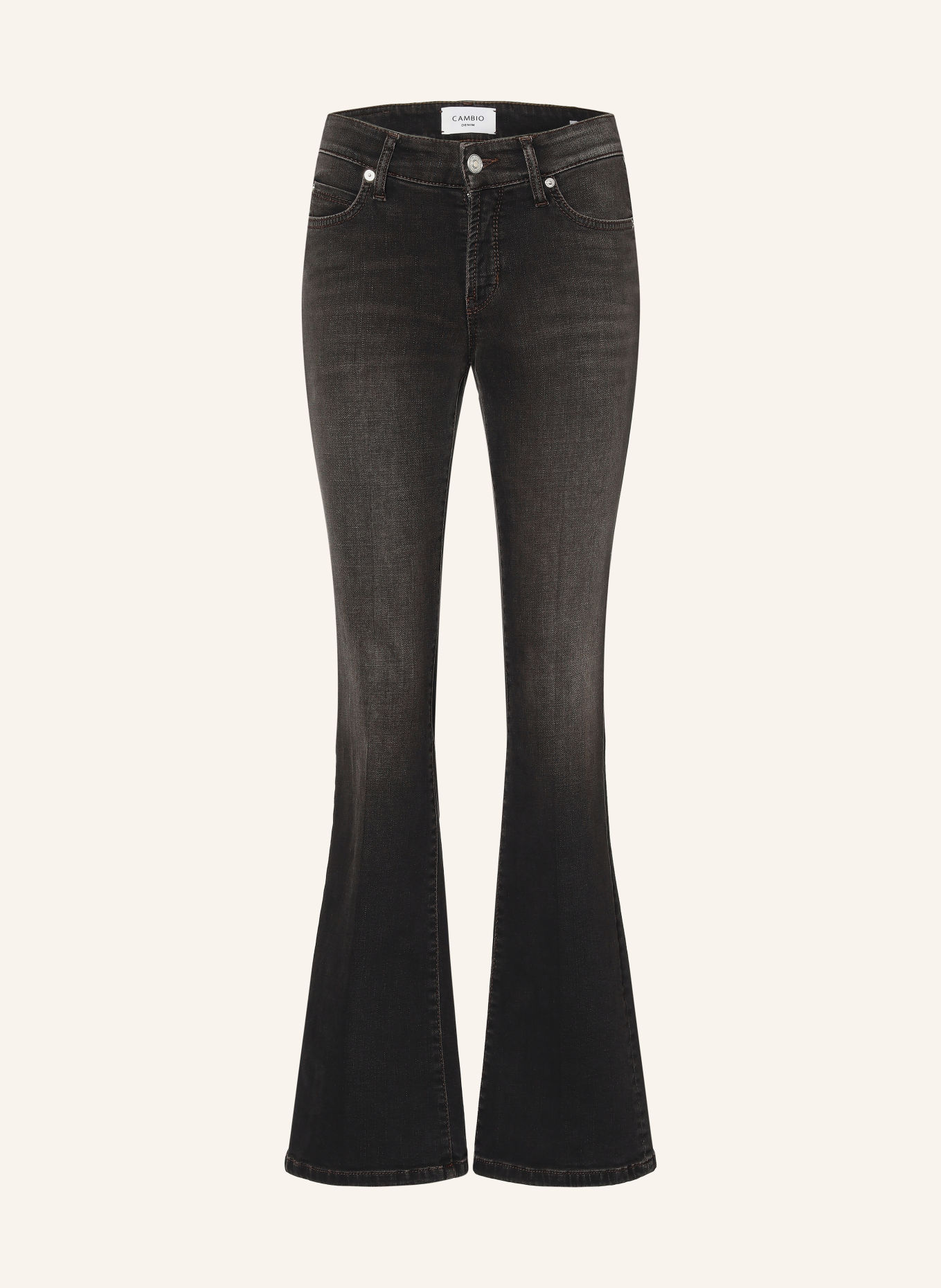CAMBIO Bootcut jeans PARIS: 5211 brown used