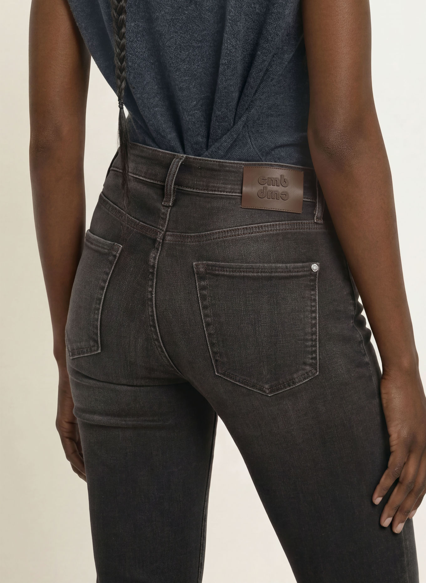 CAMBIO Bootcut jeans PARIS: 5211 brown used