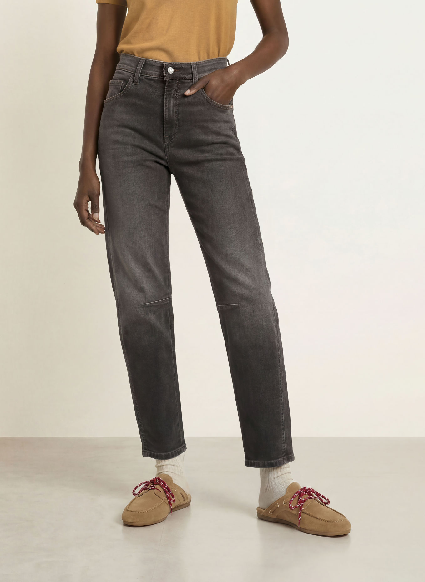 CAMBIO Barrel jeans ELIA: 5213 cozy vintage brown