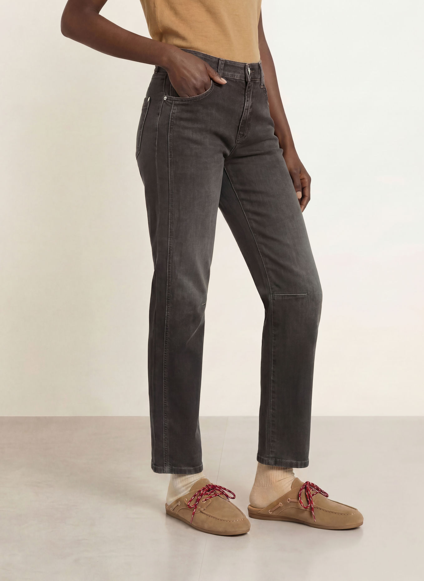 CAMBIO Barrel jeans ELIA: 5213 cozy vintage brown