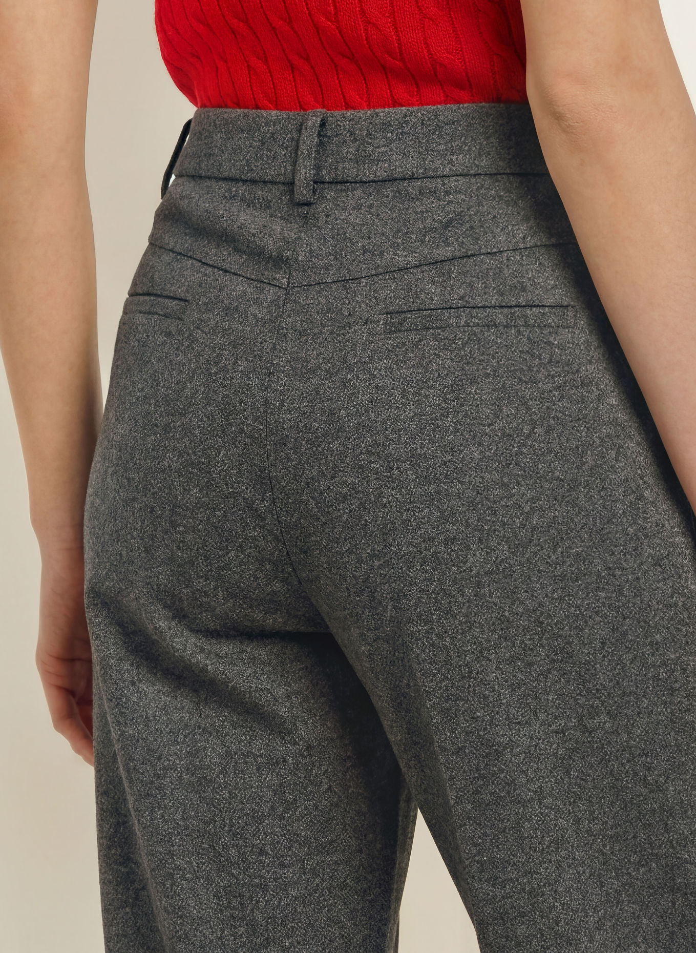 CAMBIO 7/8-length trousers ORCHID: DARK GRAY