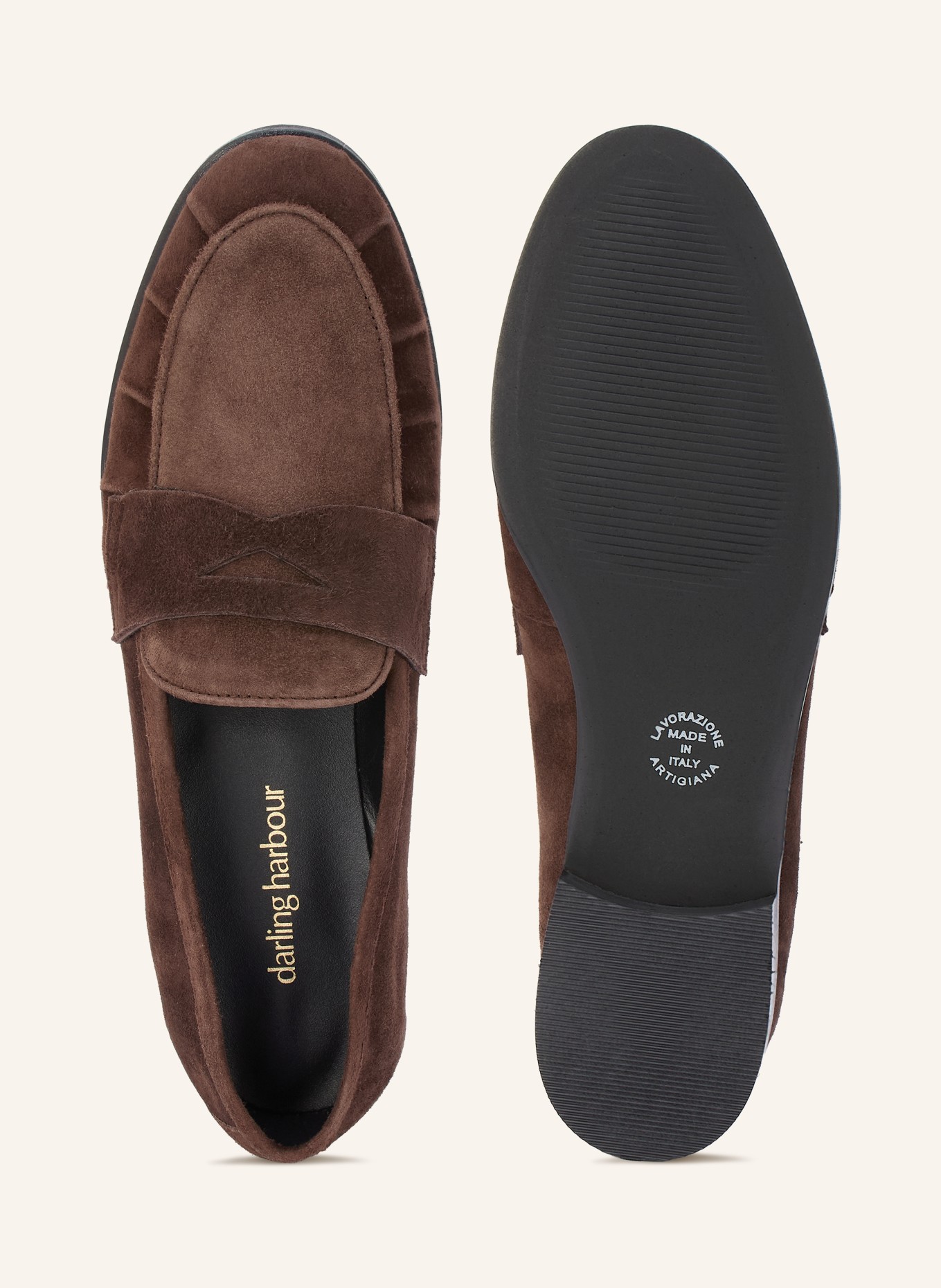 darling harbour Penny loafer: DARK BROWN
