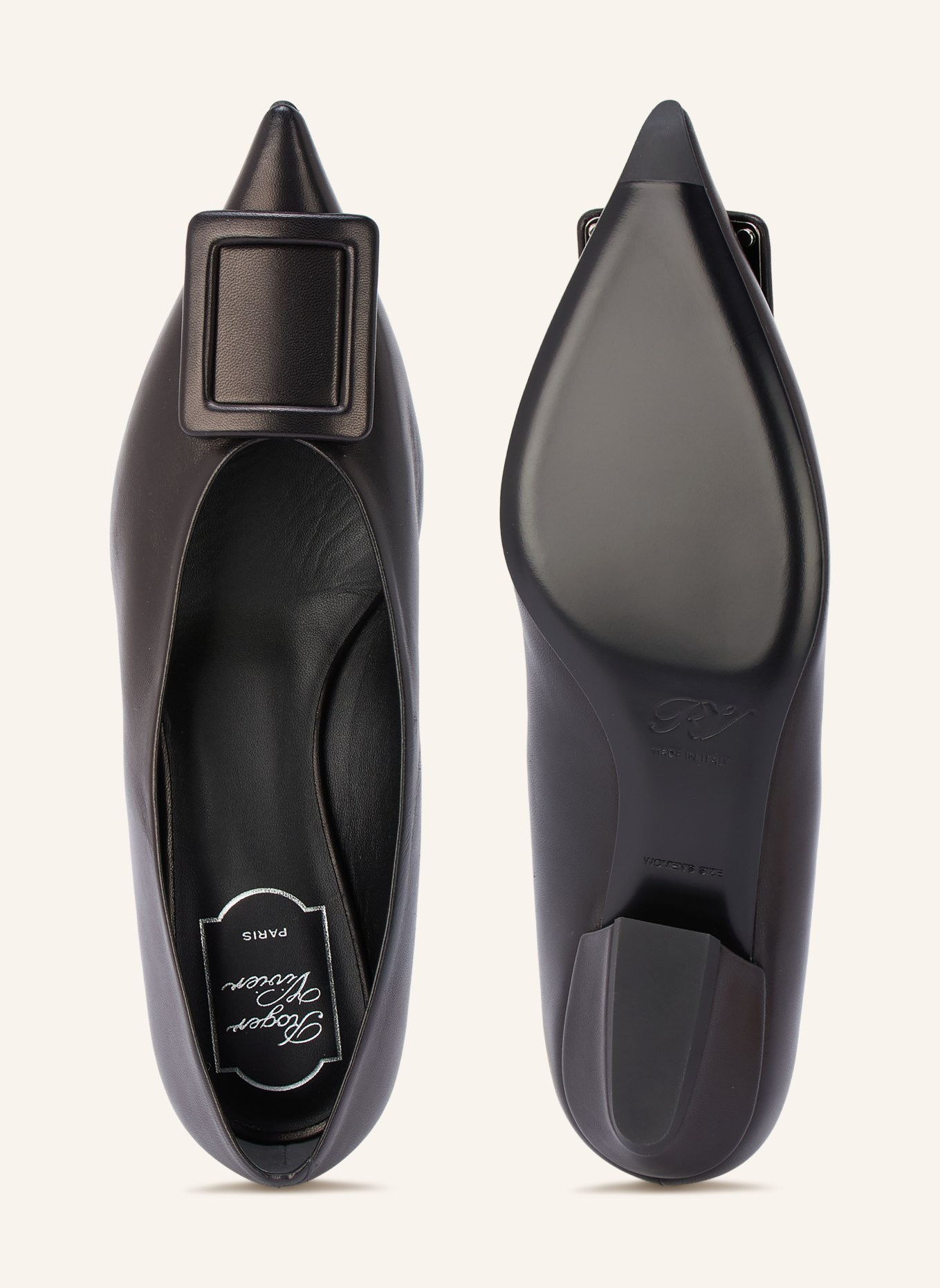 Roger Vivier Ballerinas VIV' IN THE CITY: SCHWARZ