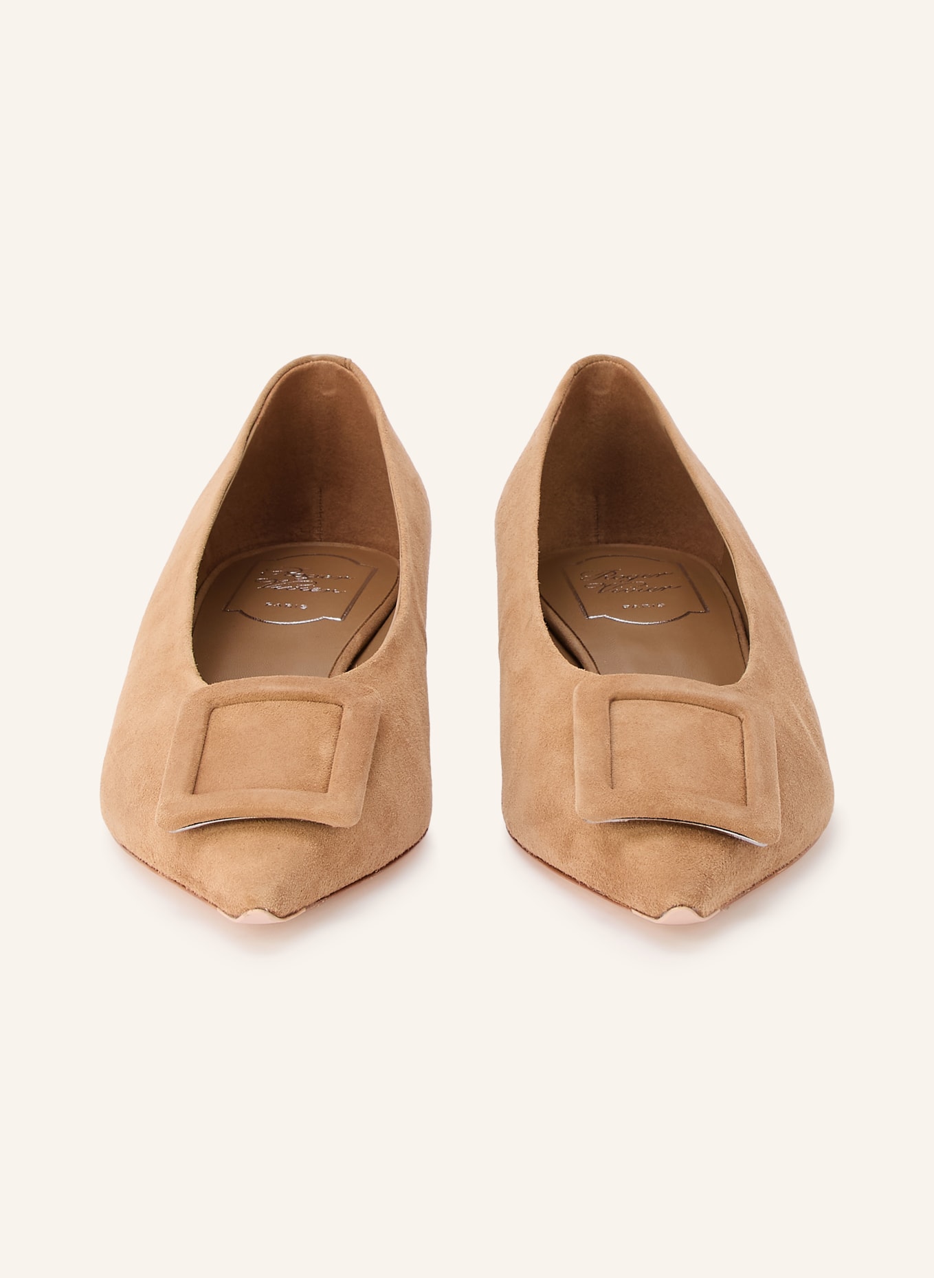 Roger Vivier Ballerinas VIV' IN THE CITY: HELLBRAUN