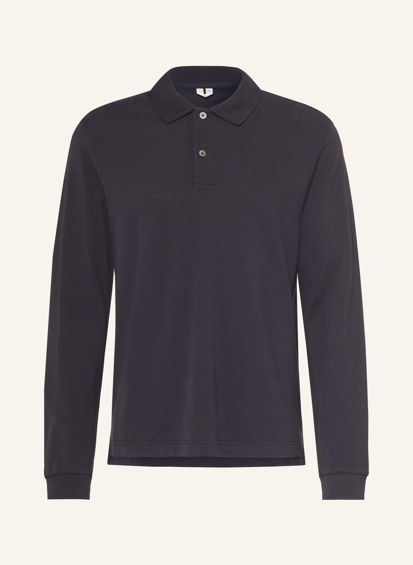ARKET Piqué polo shirt: DARK BLUE