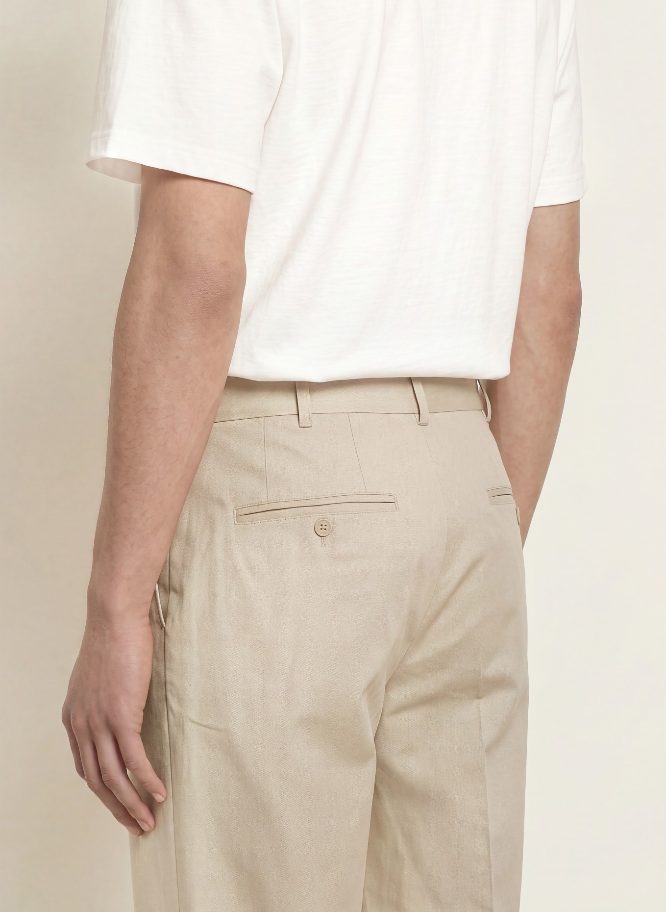 ARKET Chino coupe classique: BEIGE