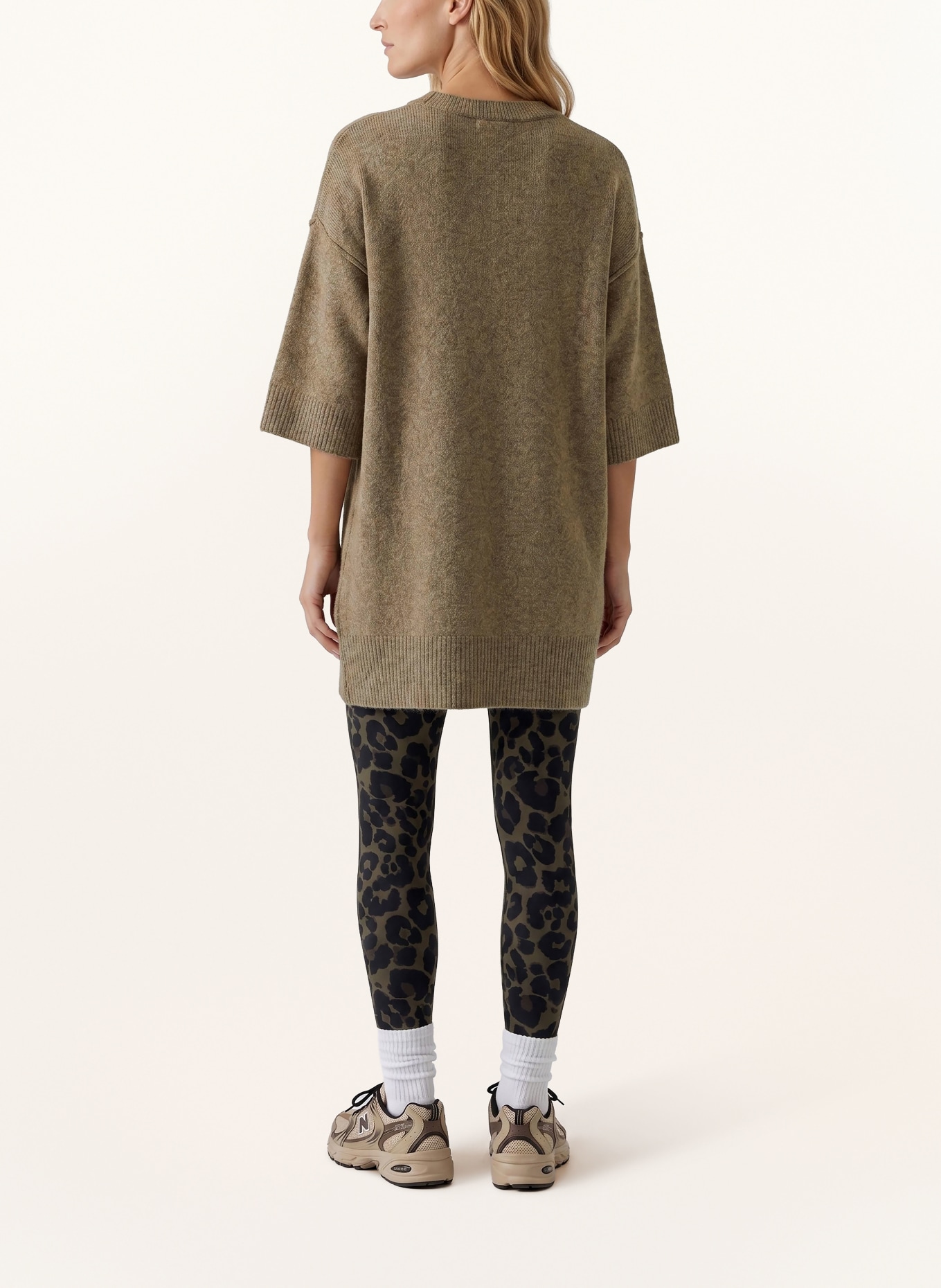 oui Pullover mit 3/4-Arm: HELLBRAUN