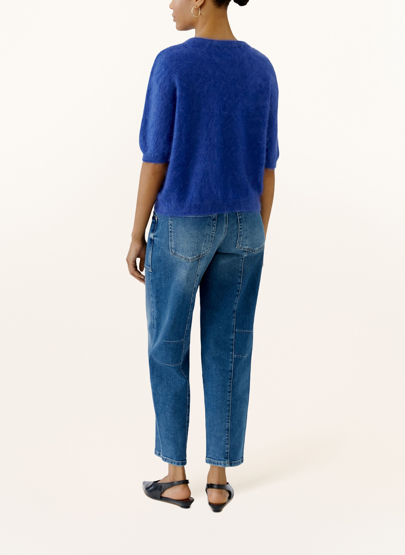 oui Pull en cachemire: BLEU