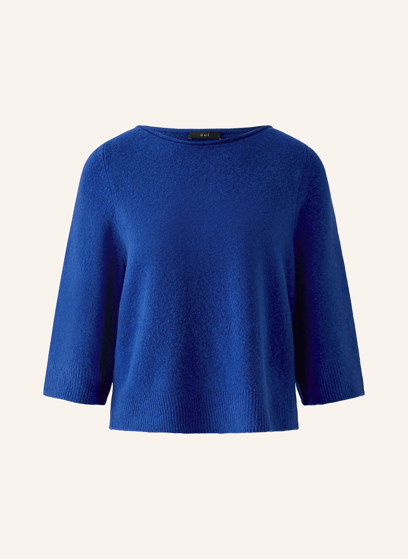 oui Trui met 3/4-mouwen: BLAUW