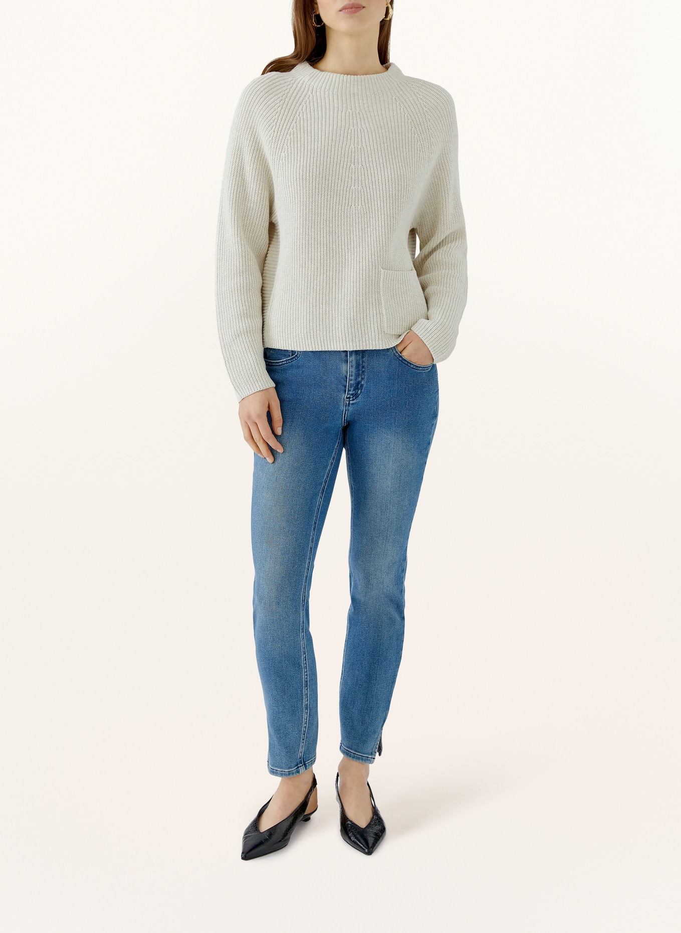 oui Pull RIYA: BLANC
