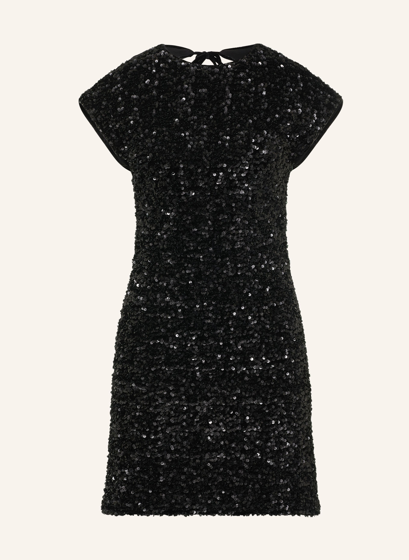 Princess GOES HOLLYWOOD Robe à paillettes et velours: NOIR